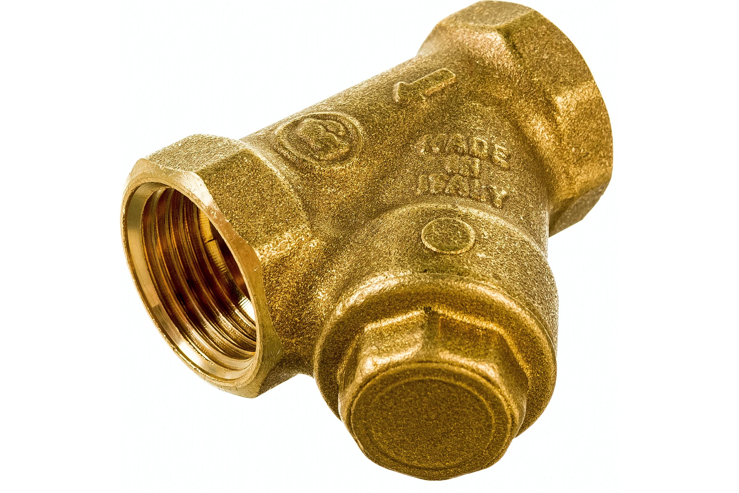 Сетчатый фильтр Giacomini R74A, 1/2, В, PN, бар-16, латунь R74AY103