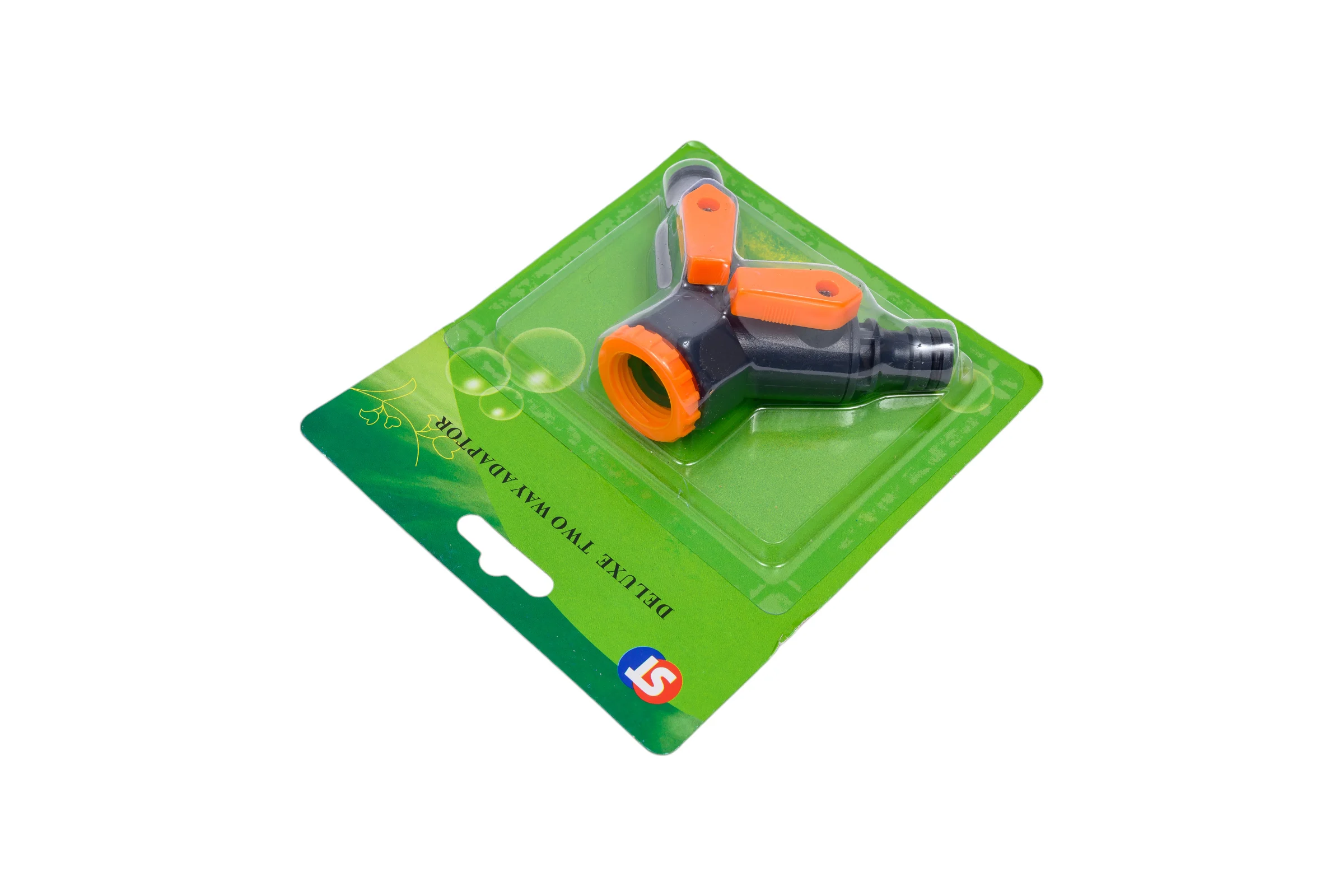 Разветвитель на кран SanTrade 2-х канальный 1/2-3/4, пластик (5002 / SM-M5002) 4278