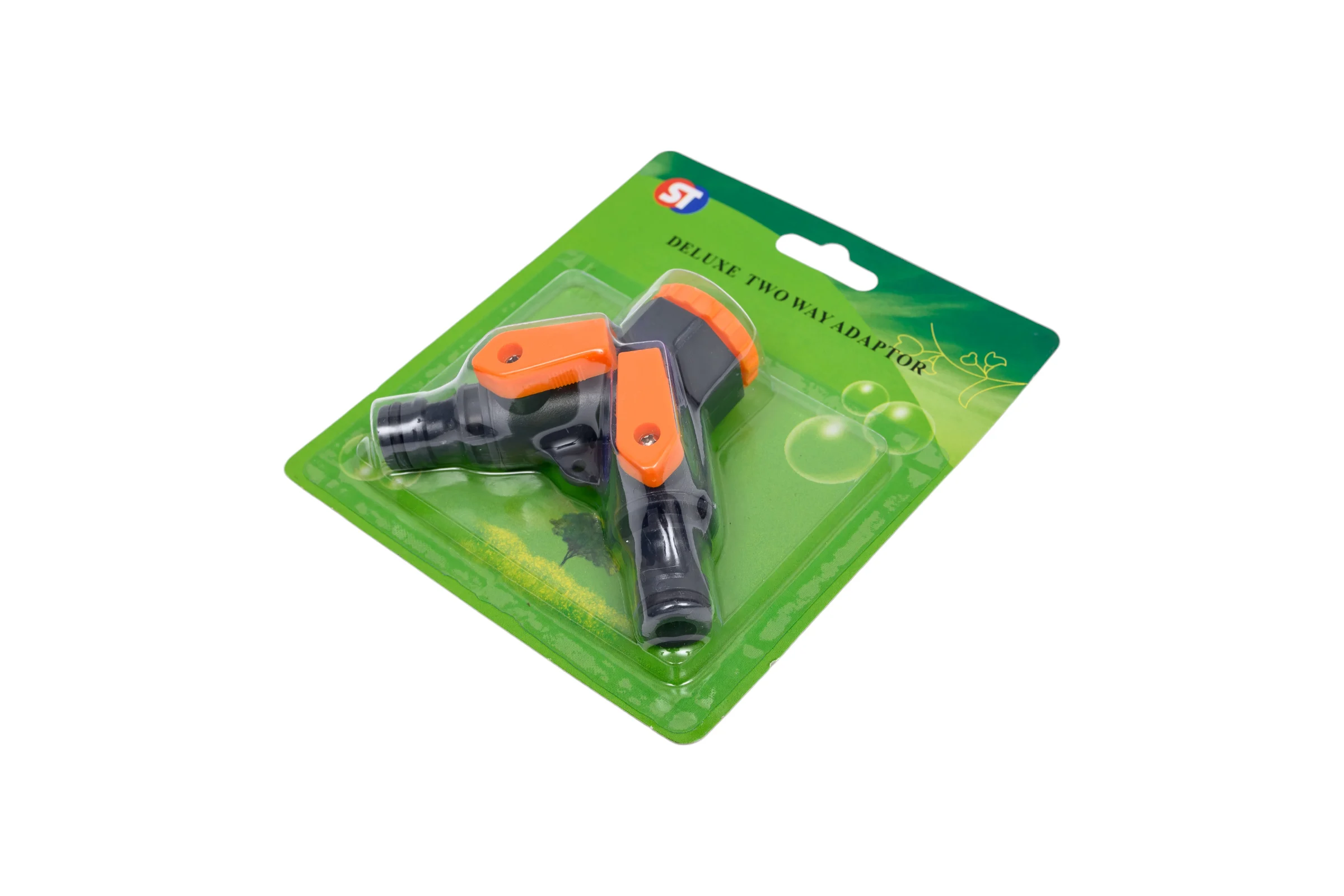 Разветвитель на кран SanTrade 2-х канальный 1/2-3/4, пластик (5002 / SM-M5002) 4278