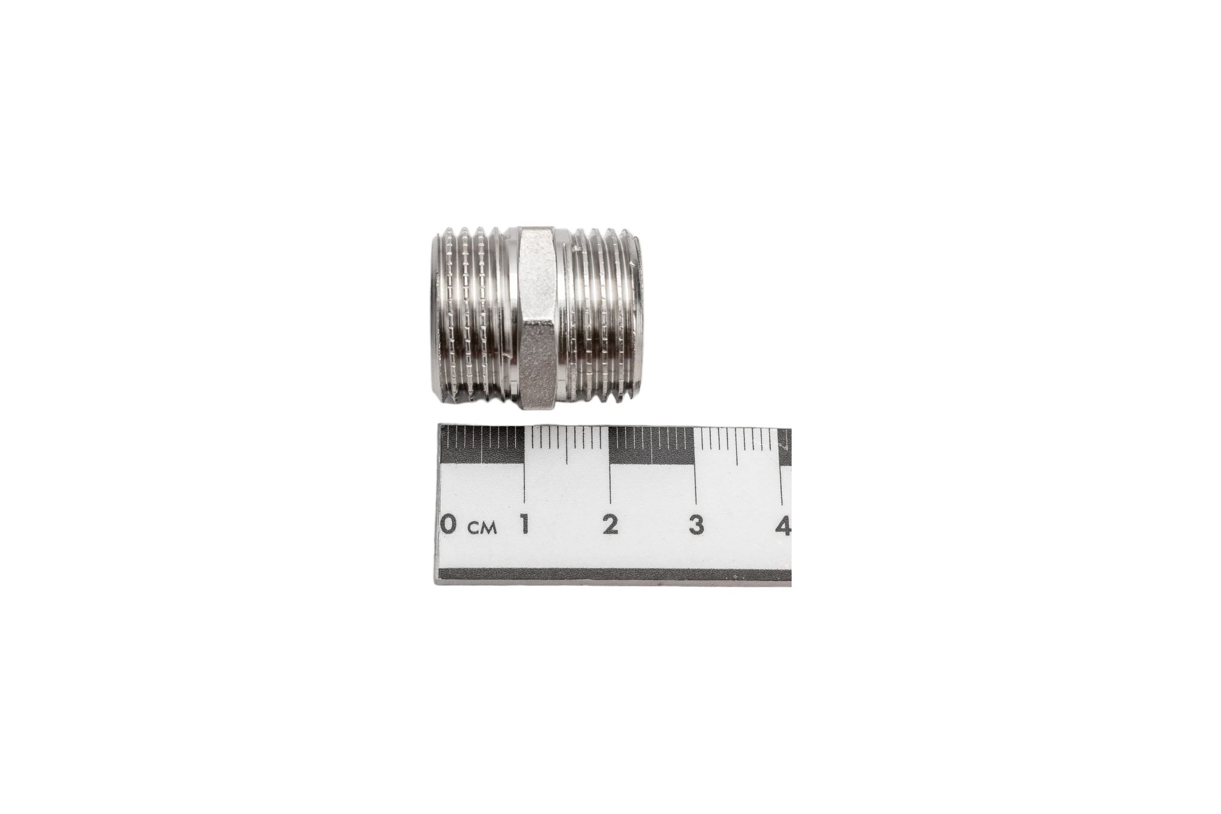 Ниппель STI  Ду15 (1/2") никелированный D270-04971