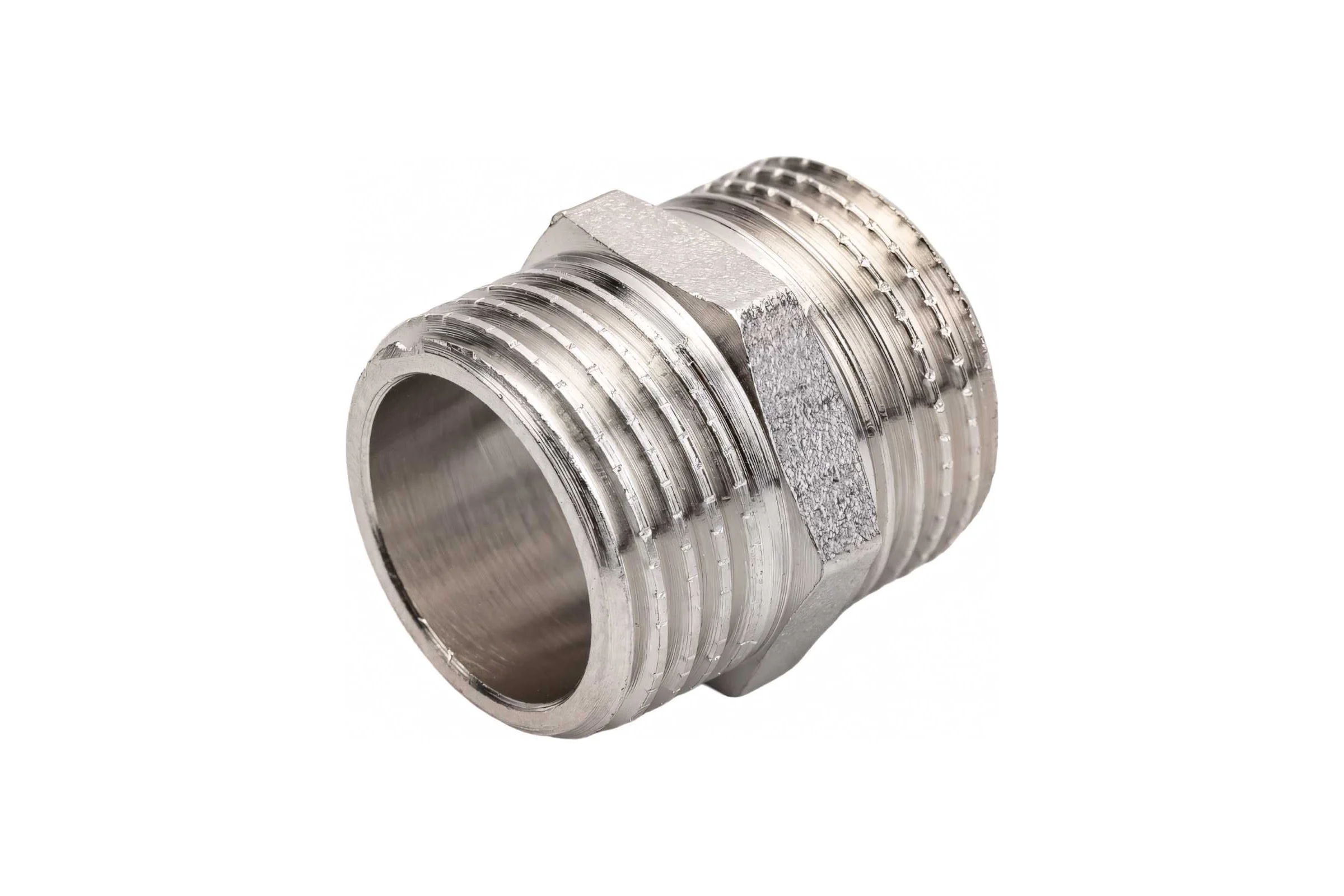 Ниппель STI  Ду15 (1/2") никелированный D270-04971