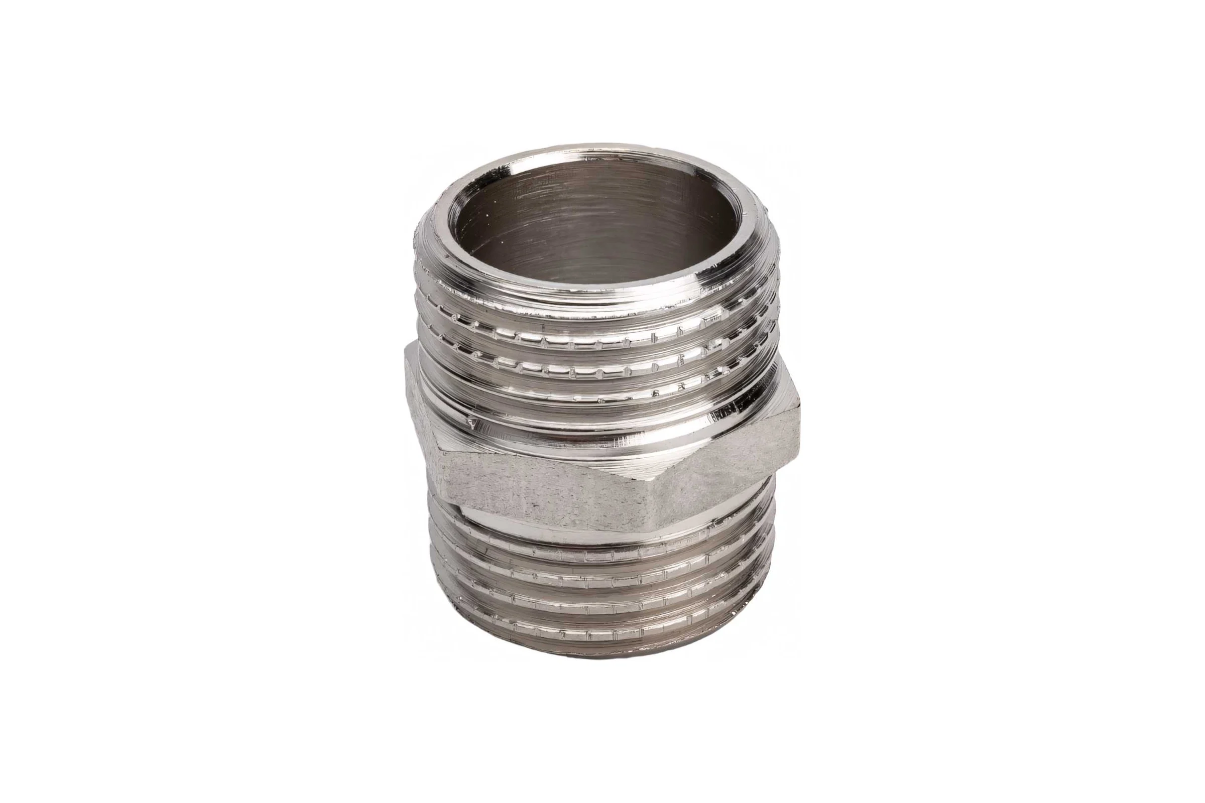 Ниппель STI  Ду15 (1/2") никелированный D270-04971