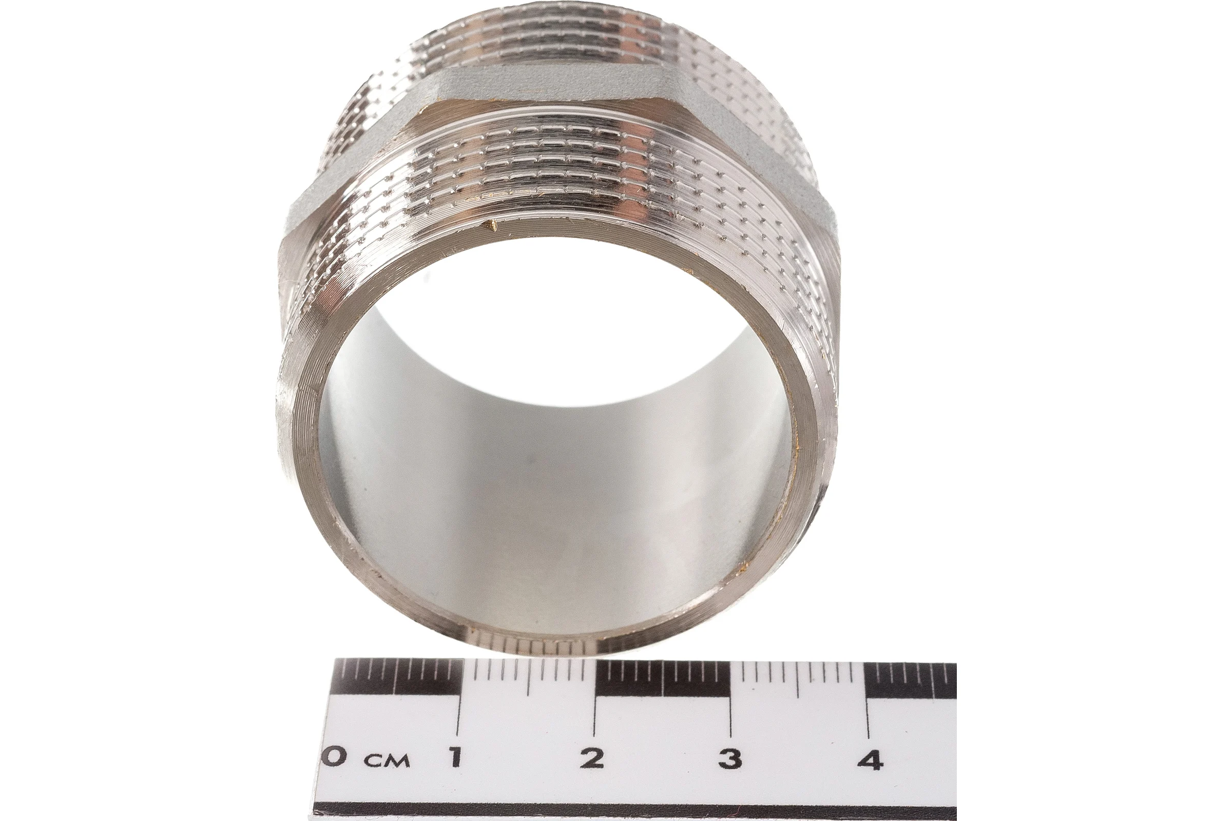 Ниппель STI  Ду32 (1 1/4") никелированный D270-04974