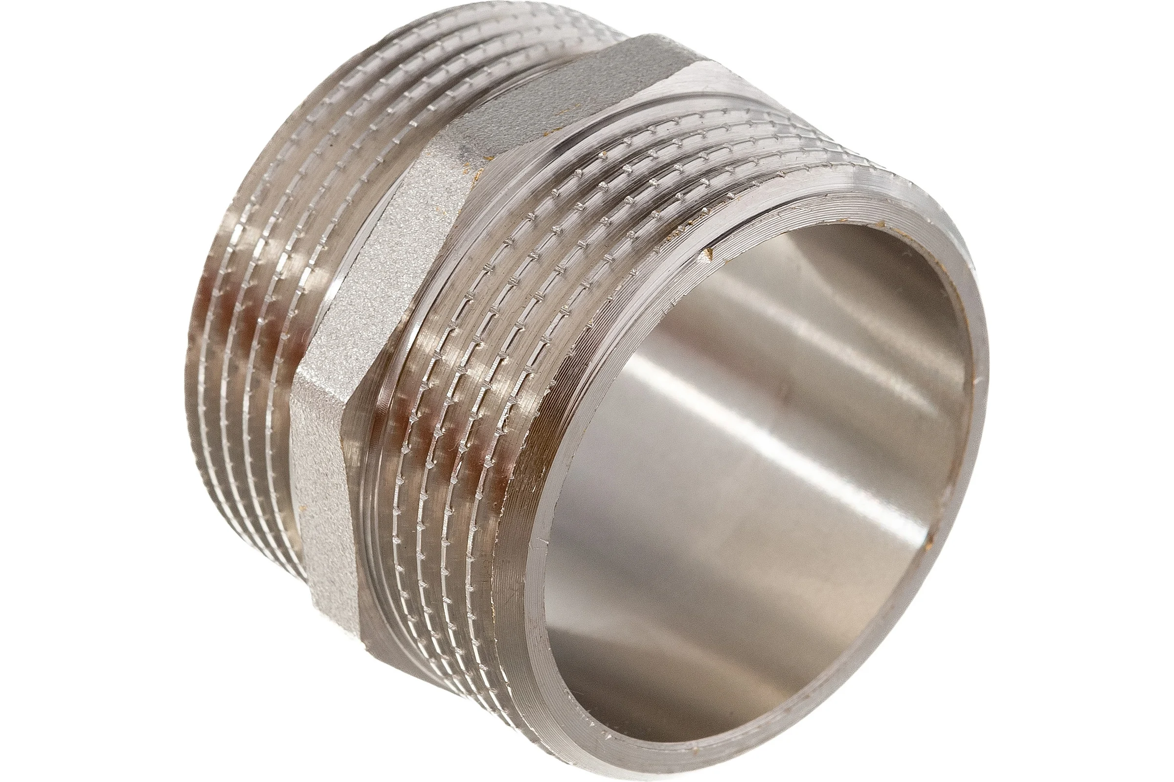 Ниппель STI  Ду32 (1 1/4") никелированный D270-04974