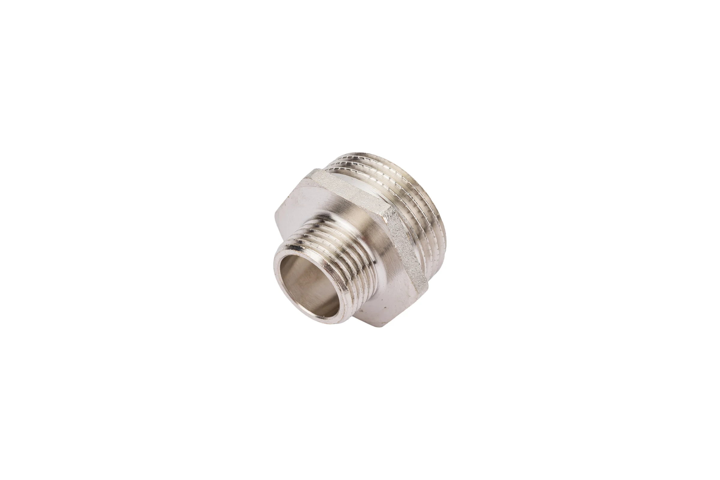 Переходной ниппель STI 1" х 1/2" никелированный D270-04982
