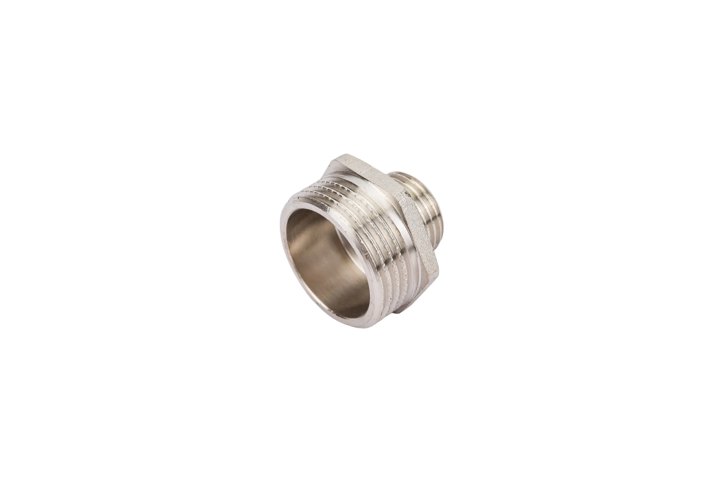 Переходной ниппель STI 1" х 1/2" никелированный D270-04982