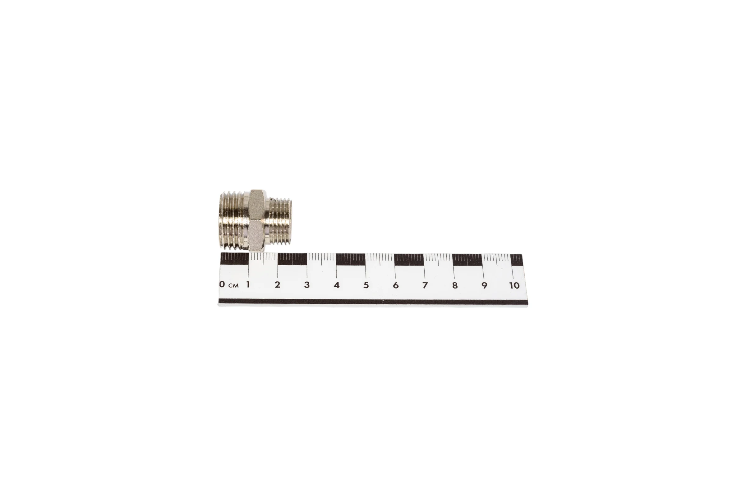 Переходной ниппель STI 1/2" х 3/8" никелированный D270-04983