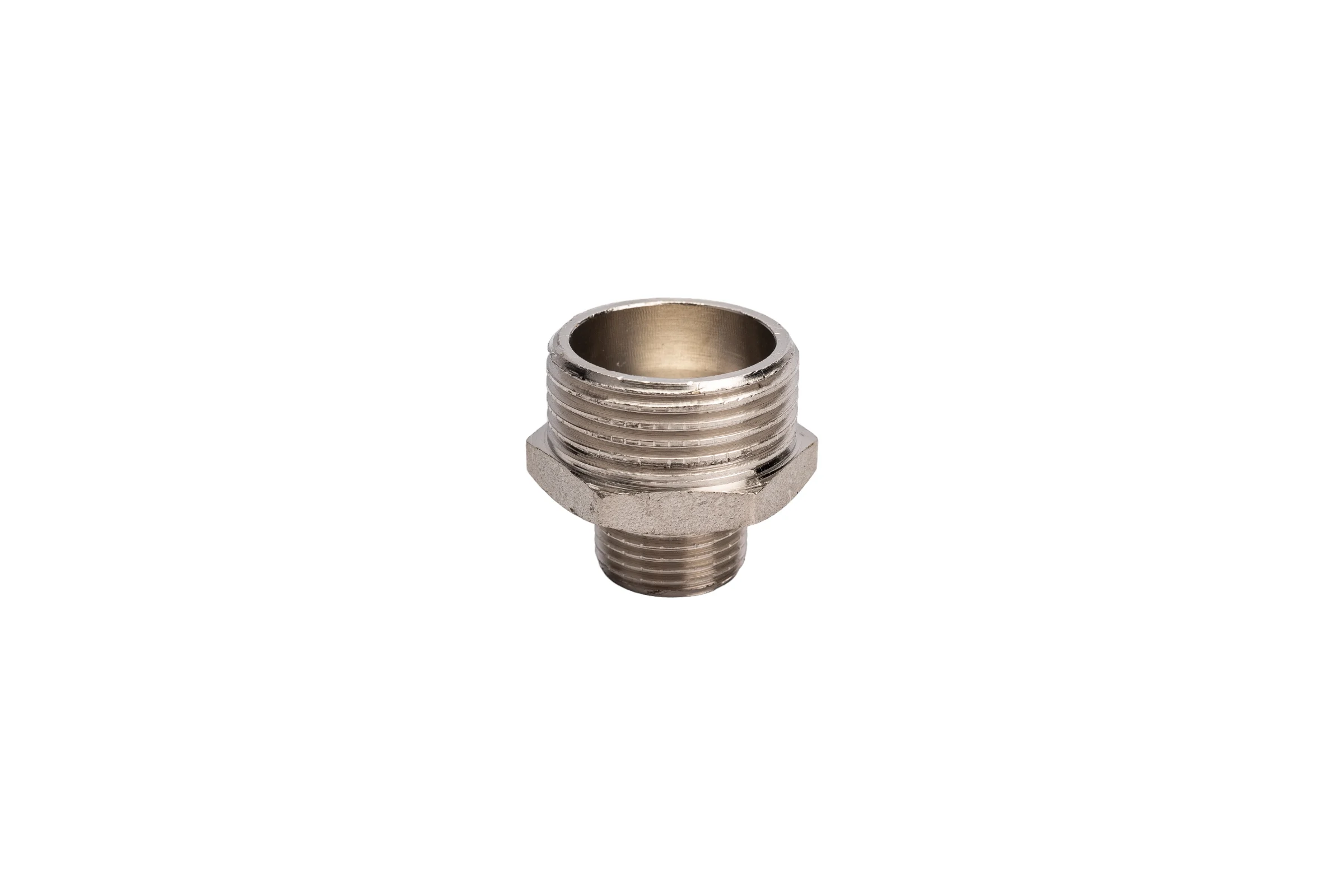 Переходной ниппель STI 3/4" x 3/8" никелированный D270-05056