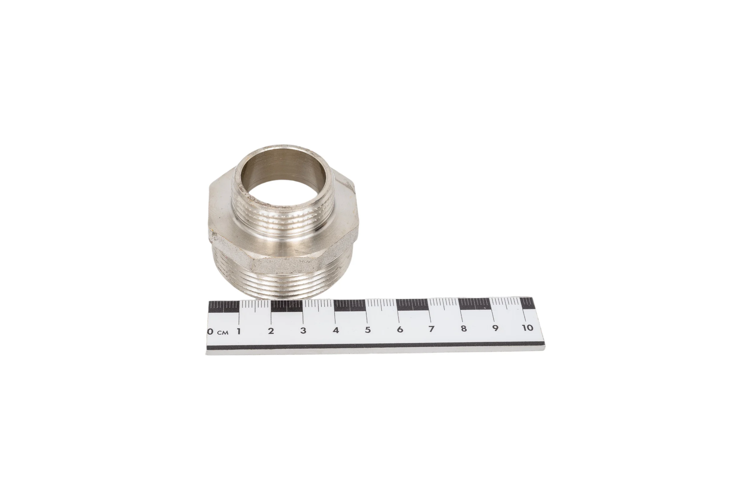 Переходной ниппель STI 1 1/2" x 1" никелированный D270-04977