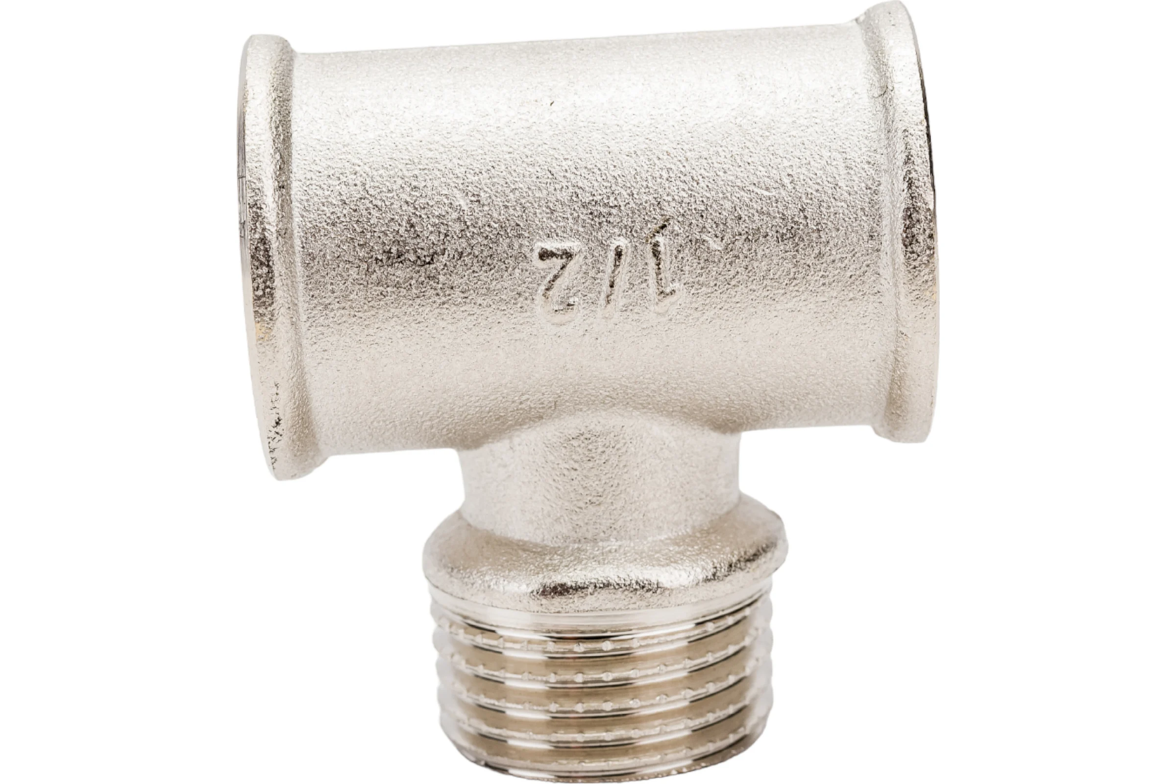Тройник STI латунный Ду15 (1/2") В-Н-В никелированный D270-05065