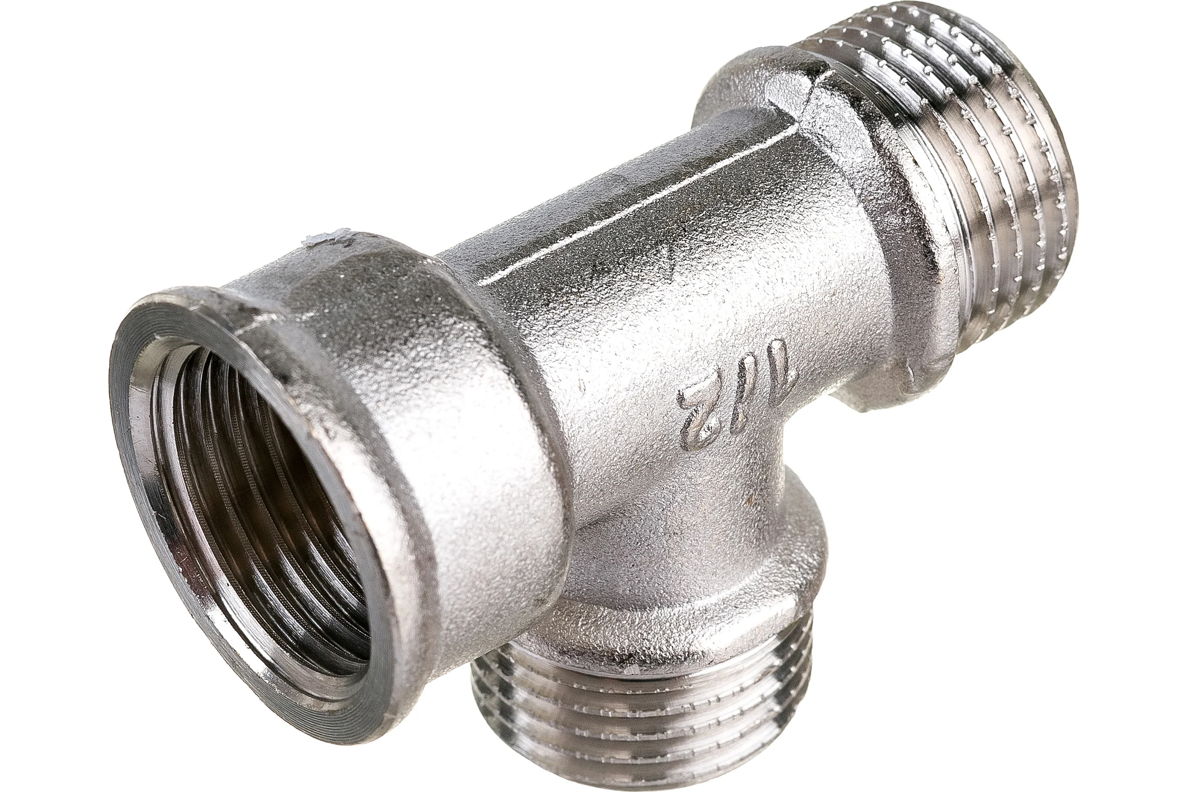 Тройник STI 1/2" В-Н-Н никелированный 3507