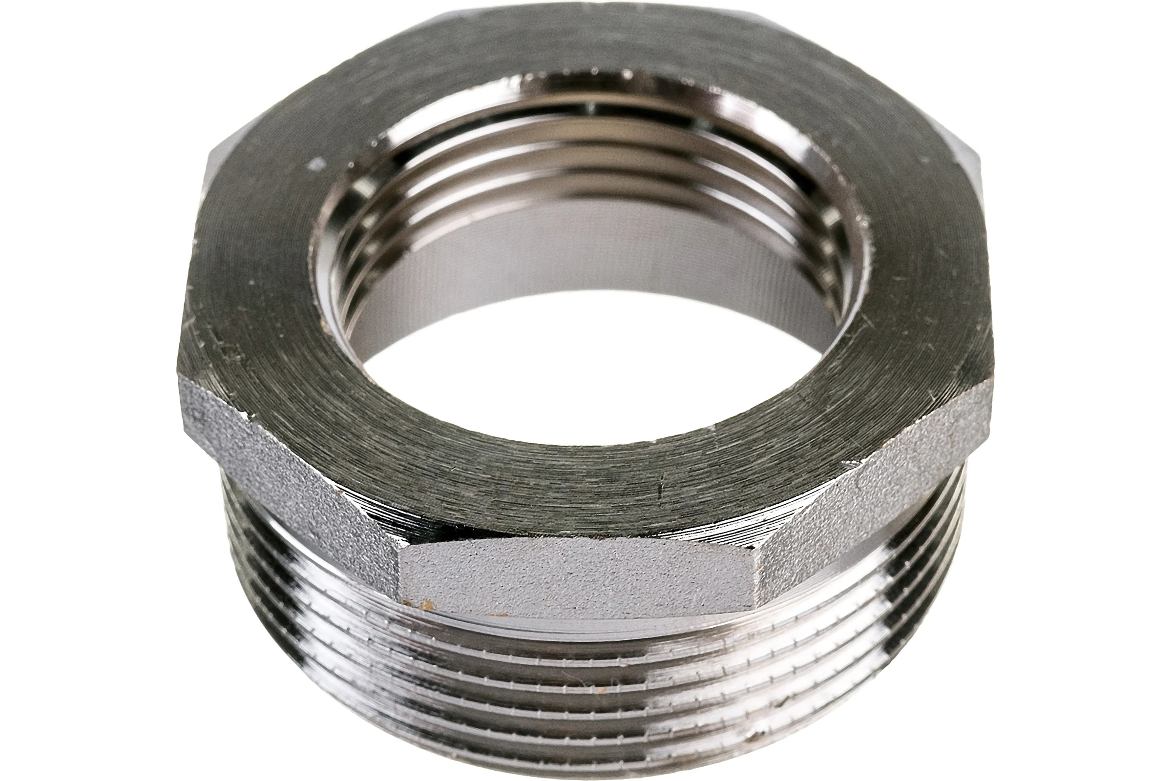 Футорка STI 1 1/2" x 1" никелированная D270-05072