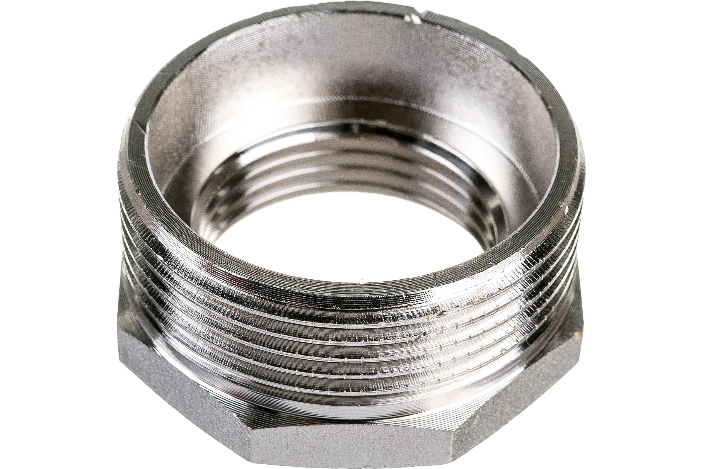 Футорка STI 1 1/2" x 1" никелированная D270-05072