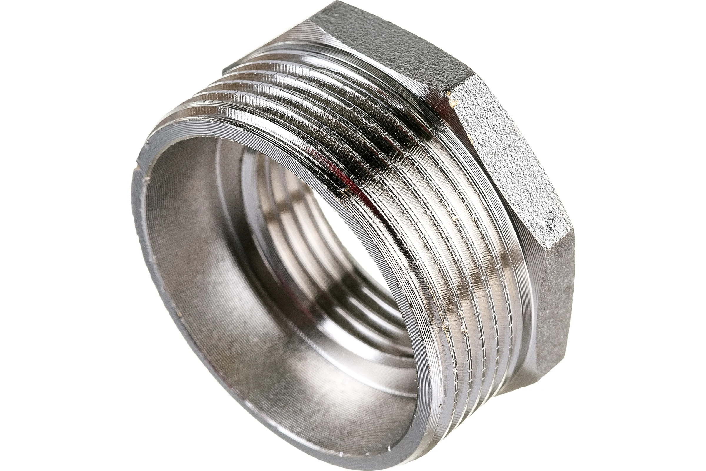 Футорка STI 1 1/2" x 1" никелированная D270-05072