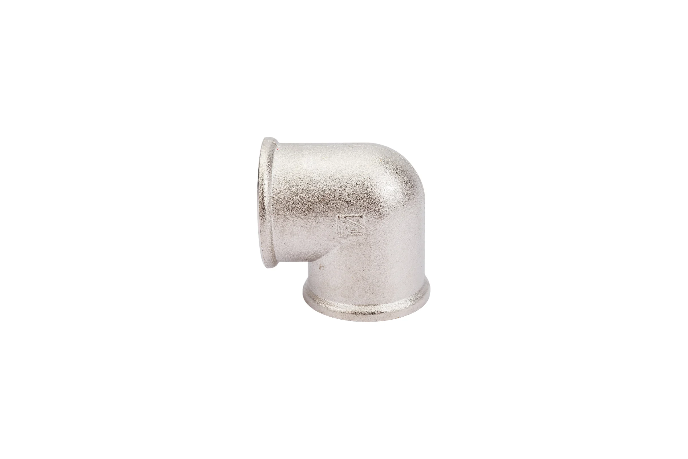 Угольник STI латунный Ду15 (1/2") Ру16 ВР/ВР никель D270-05006