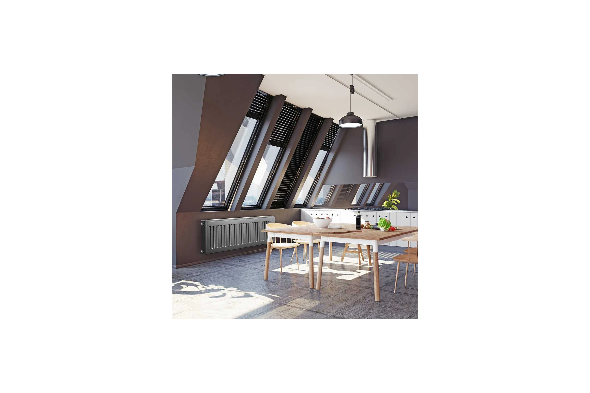 Панельный радиатор Royal Thermo VENTIL COMPACT VC22-500-1200 Noir Sable НС-1239014