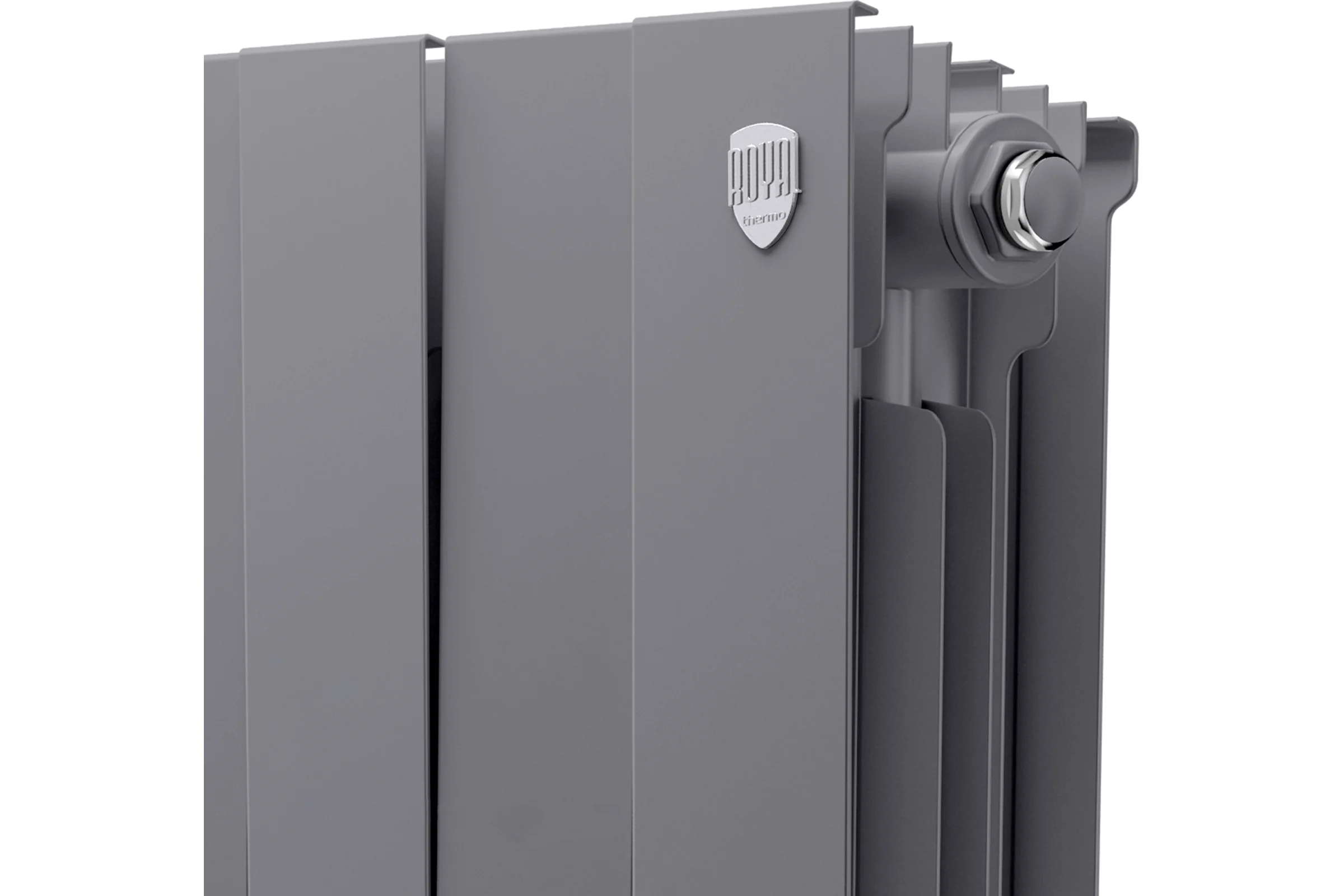 Биметаллический радиатор Royal Thermo PianoForte 200/Silver Satin 16 секций НС-1346025