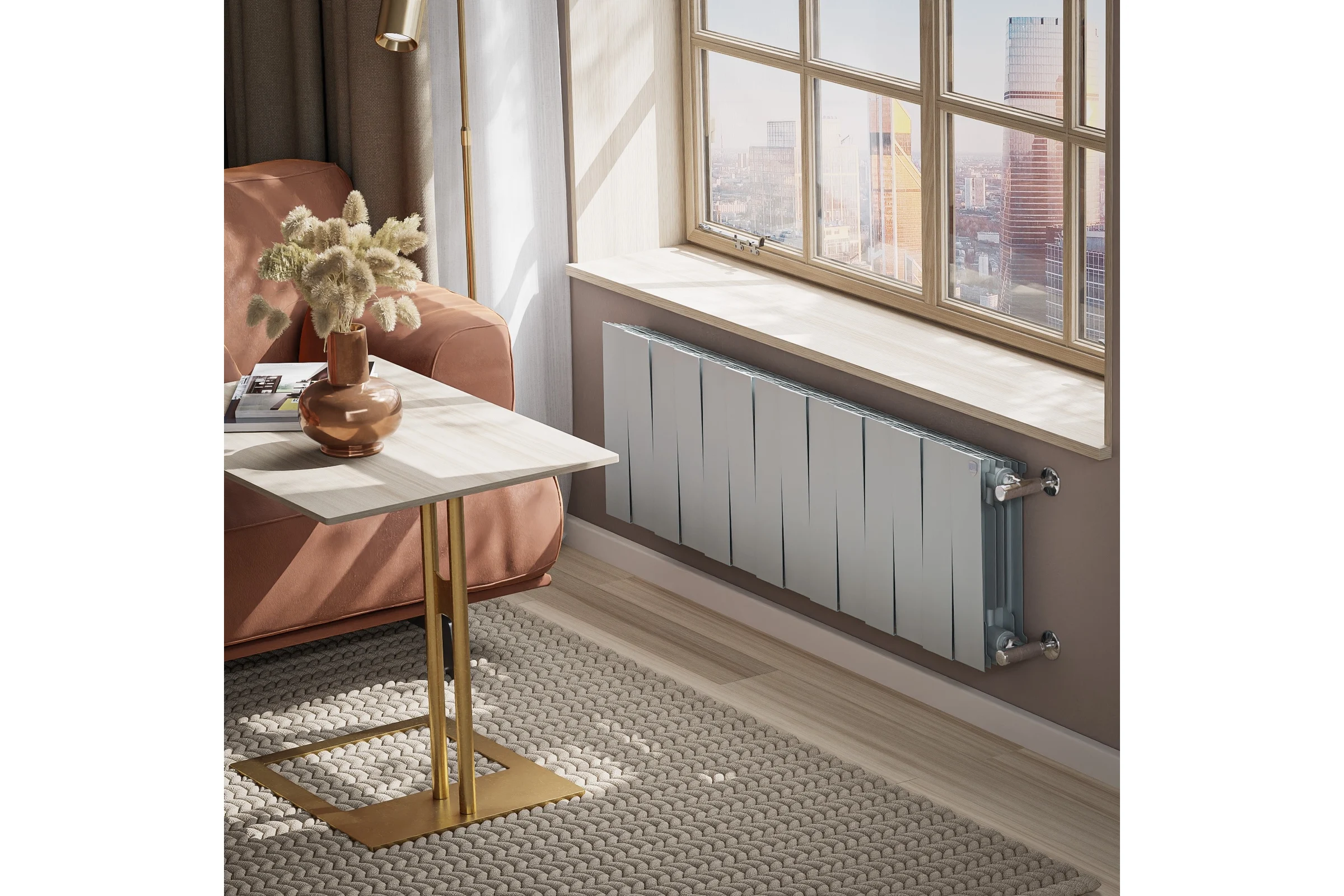 Радиатор Royal Thermo PianoForte 300 /Silver Satin - 14 секц. НС-1346077