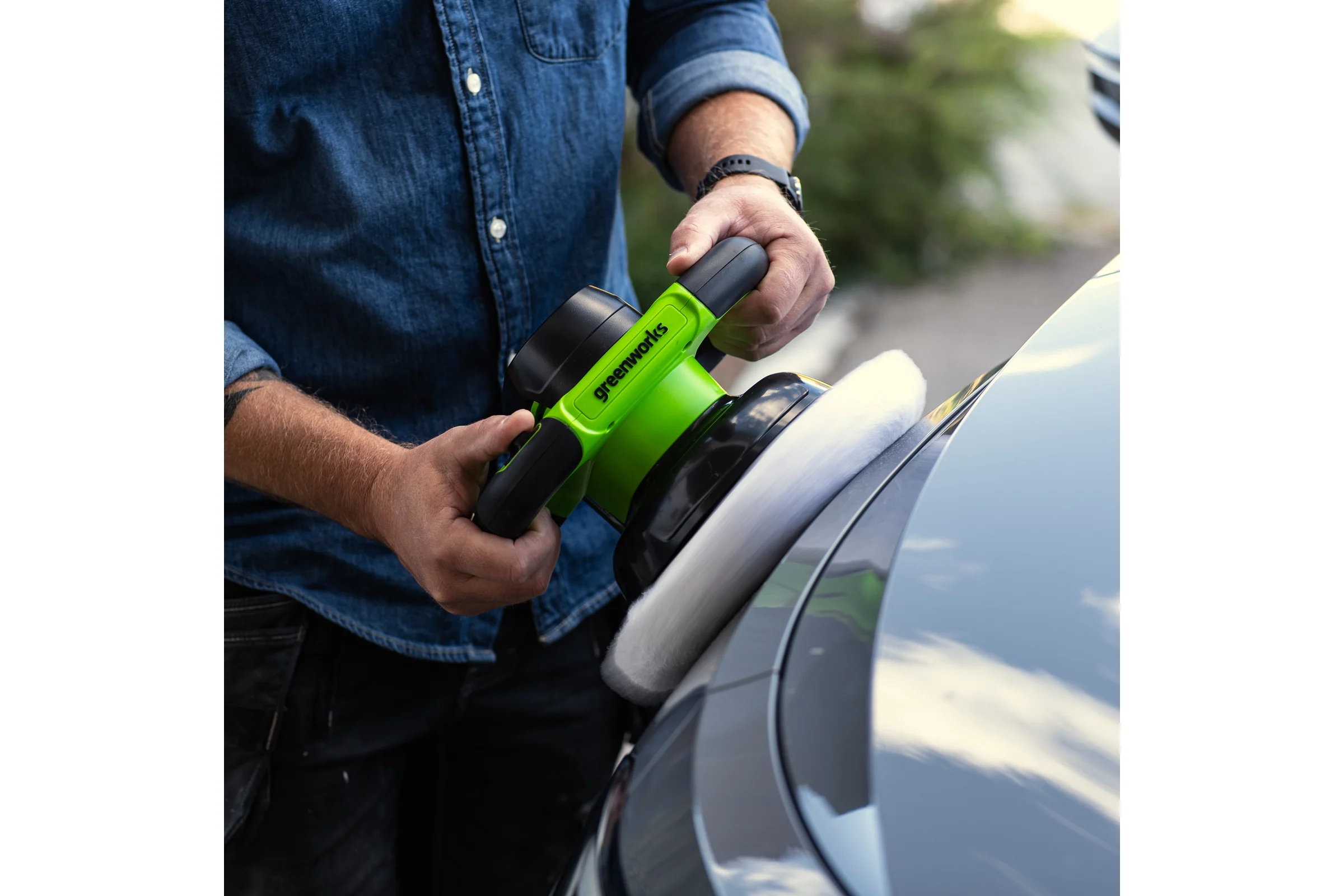 Аккумуляторная полировальная машина GreenWorks G24BU10 3502107