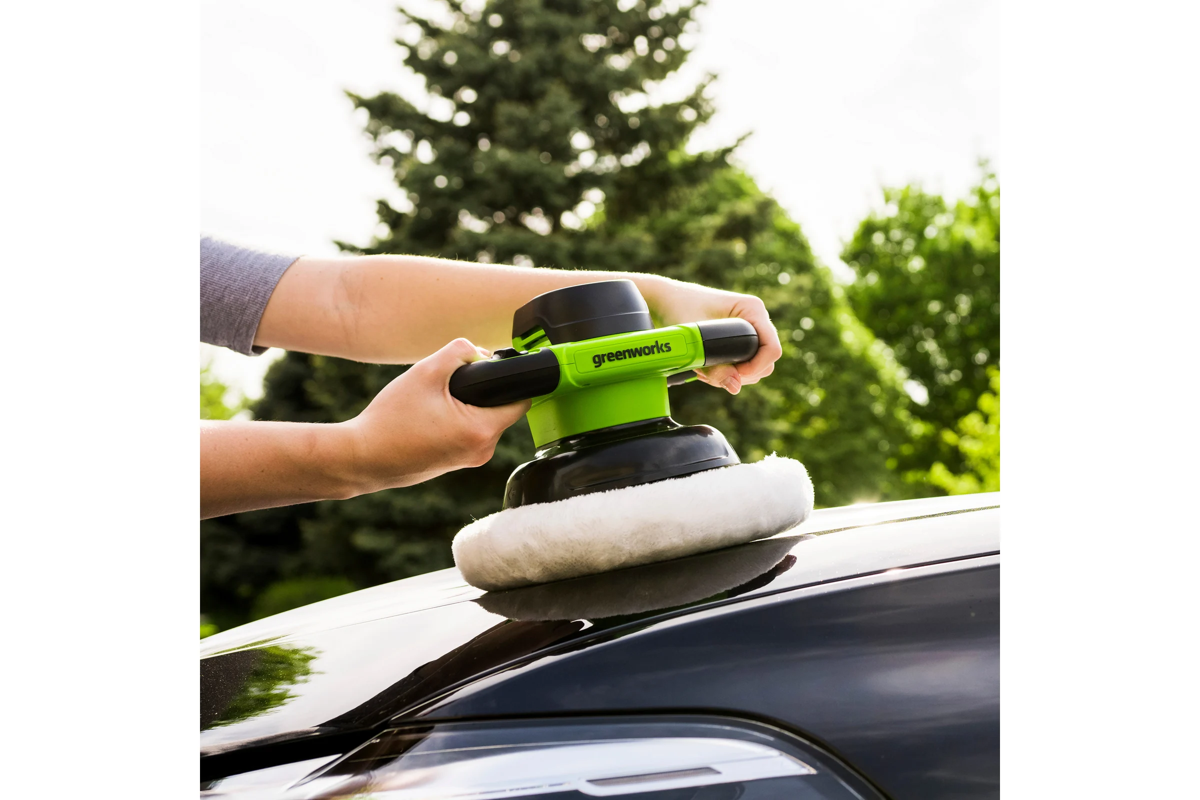 Аккумуляторная полировальная машина GreenWorks G24BU10 3502107
