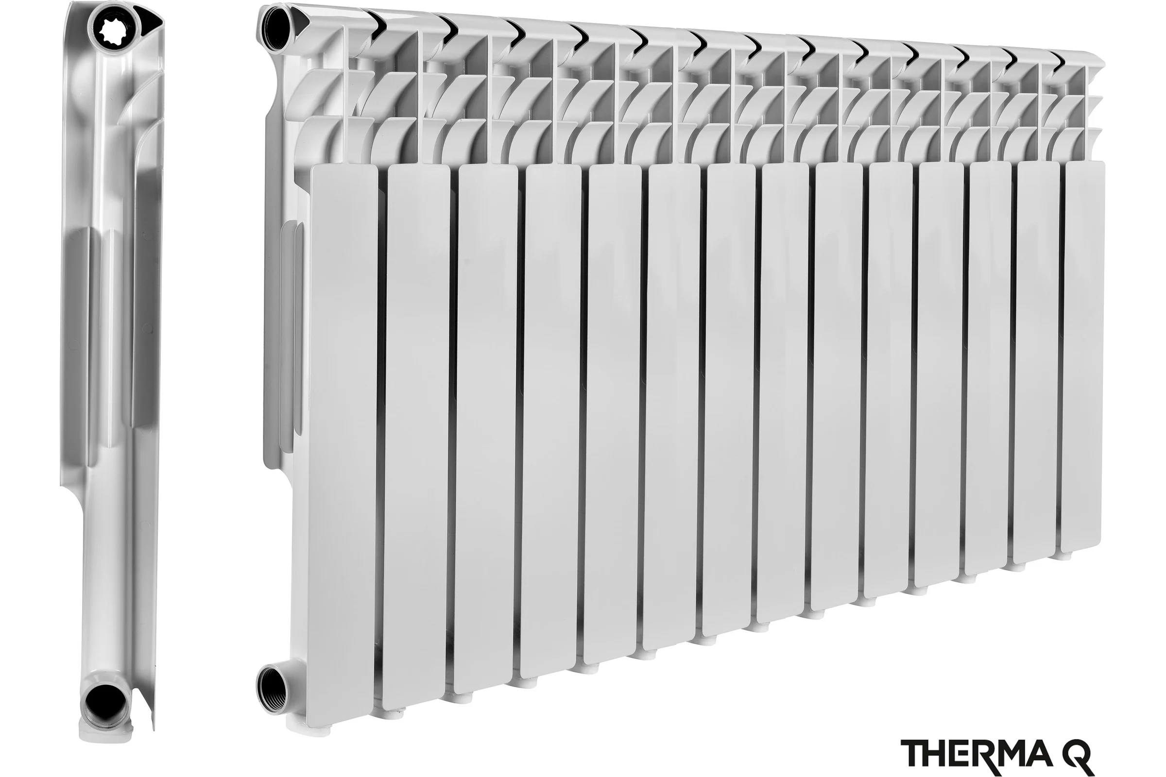 Алюминиевый радиатор МЕТАЛЛСЕРВИС THERMA Q1 500/80 14 секций 1223462