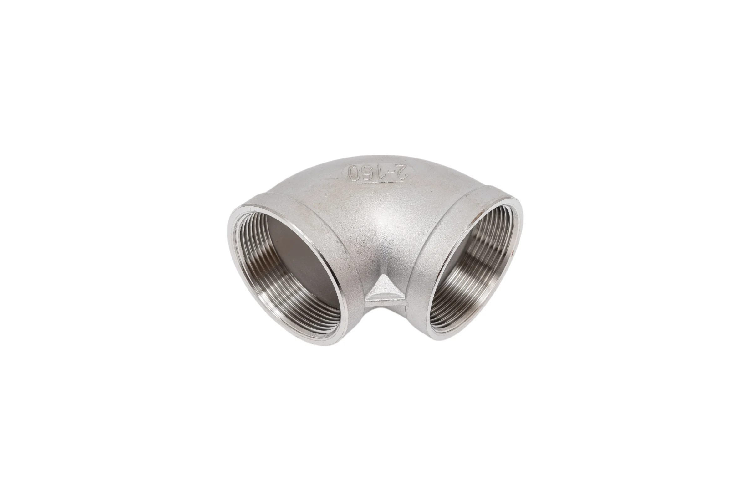 Отвод TITAN LOCK 90, нержавеющая сталь (уголок) ВР/ВР, 2" AISI304 TL200ELFF