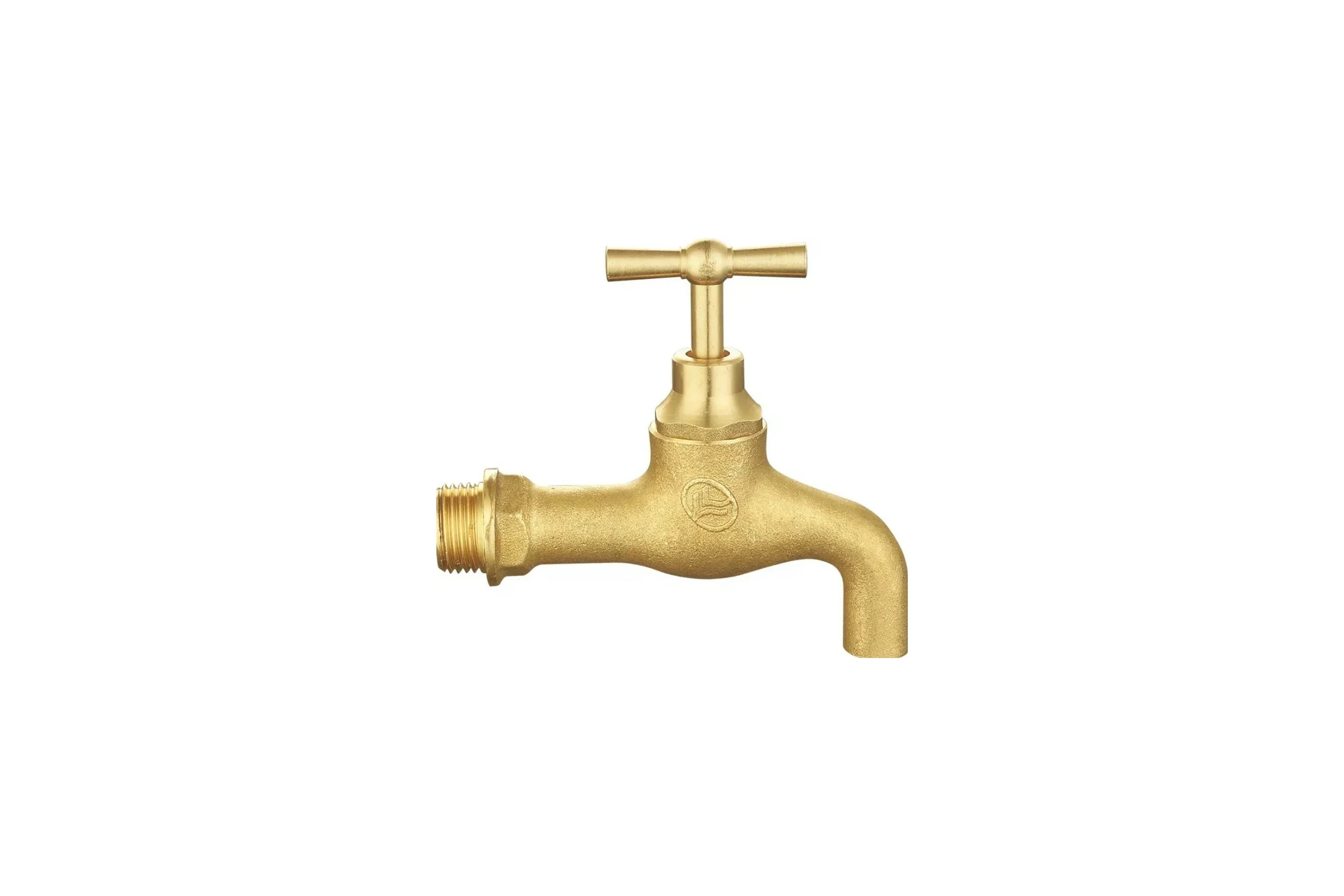 Водоразборный резьбовой вентиль DOUBLE-LIN латунный 1/2" LL2054 (1/2")
