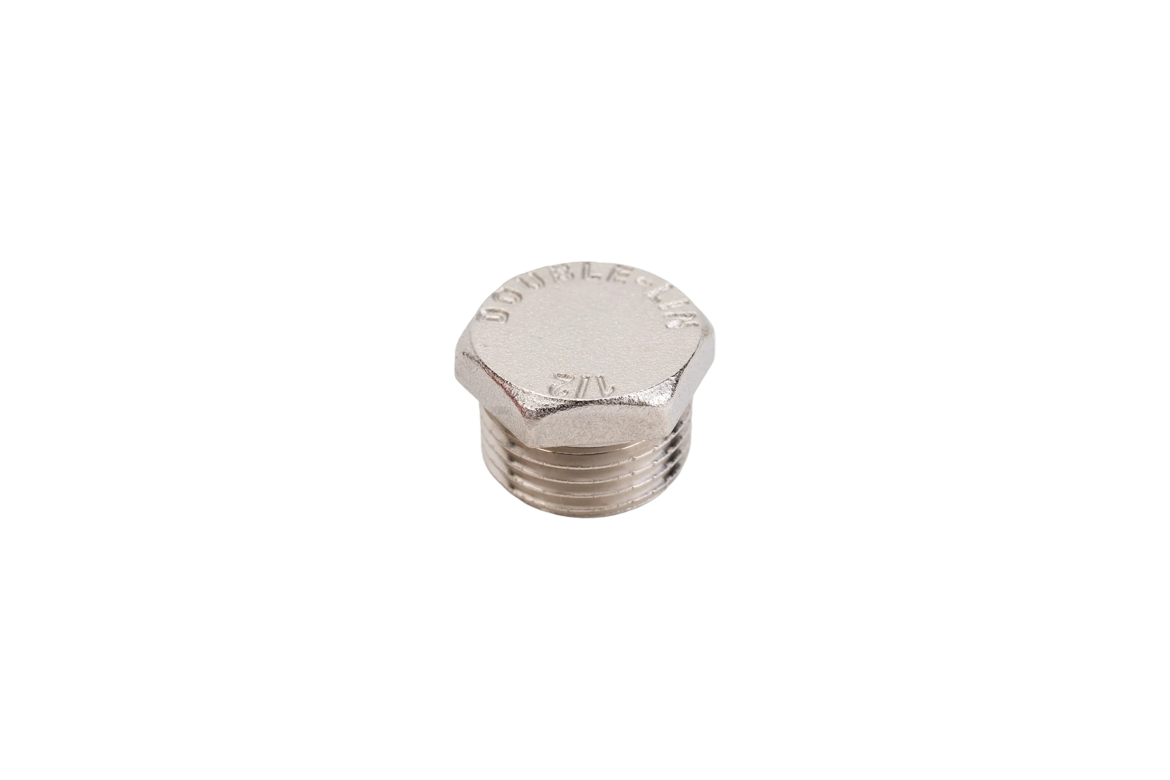 Латунная заглушка DOUBLE-LIN резьбовая н/р - 1/2" LL6164 (1/2")