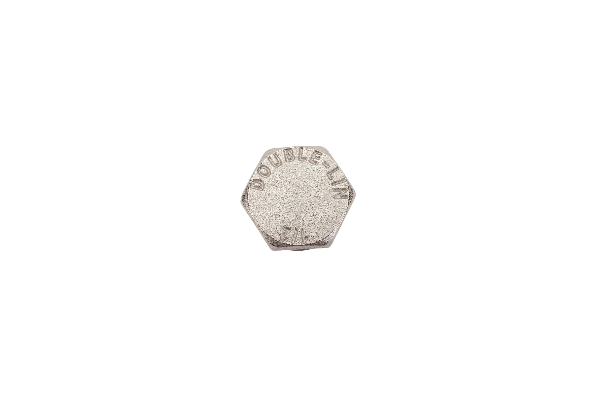 Латунная заглушка DOUBLE-LIN резьбовая н/р - 1/2" LL6164 (1/2")