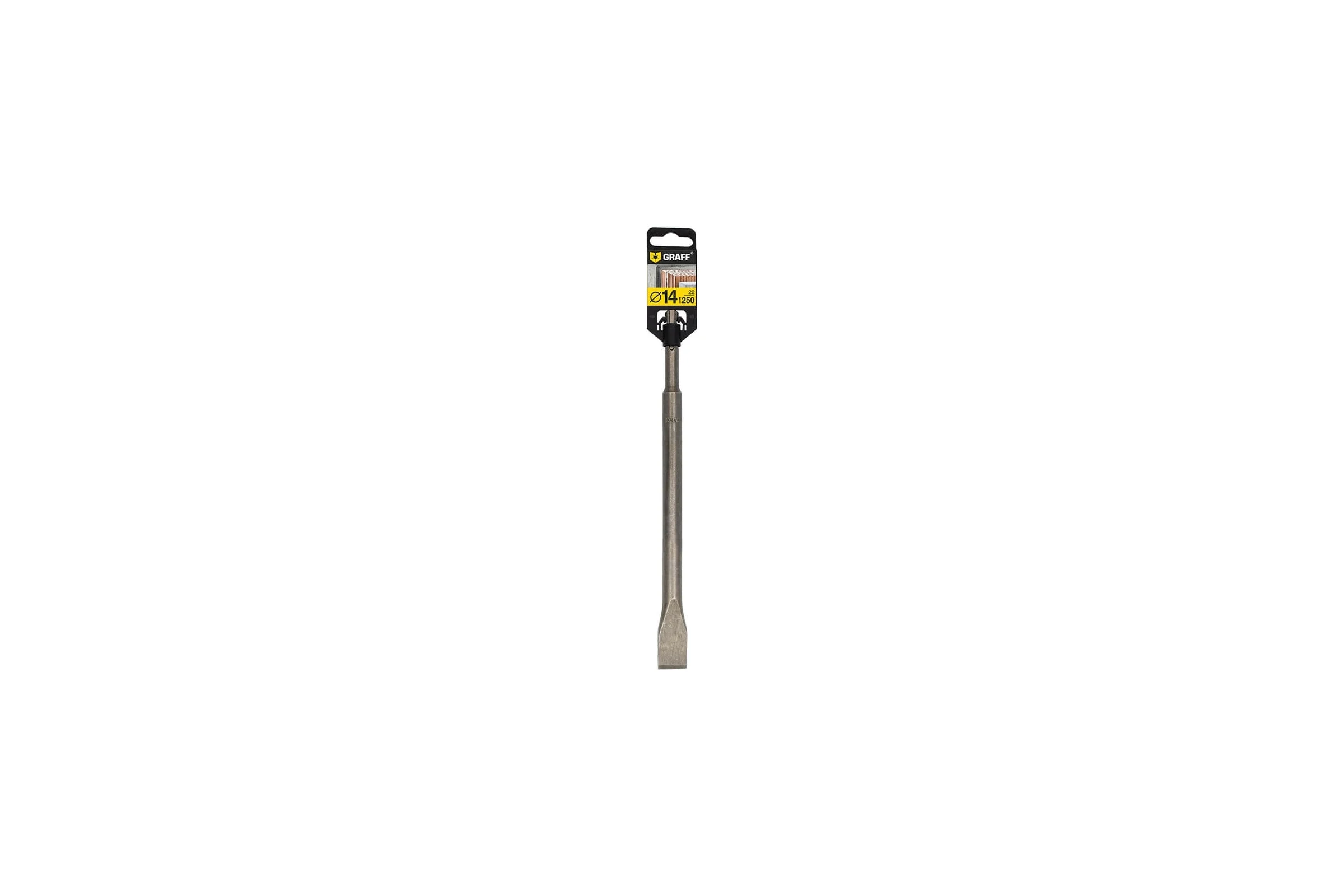 Плоское зубило GRAFF 14х250х22 мм SDS-plus GSPC1422 / 6014250 601425022
