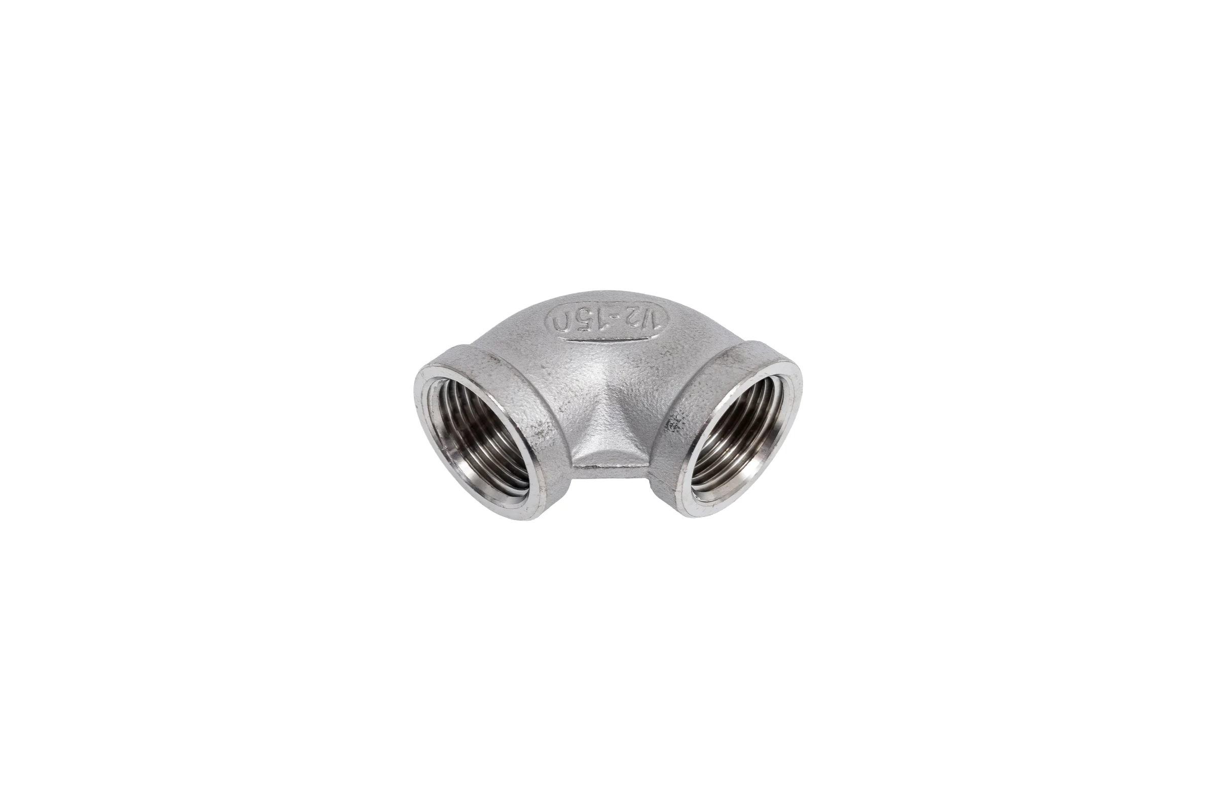 Отвод TITAN LOCK 90 градусов, нержавеющий (уголок) ВР/ВР 1/2" AISI304 TL050ELFF
