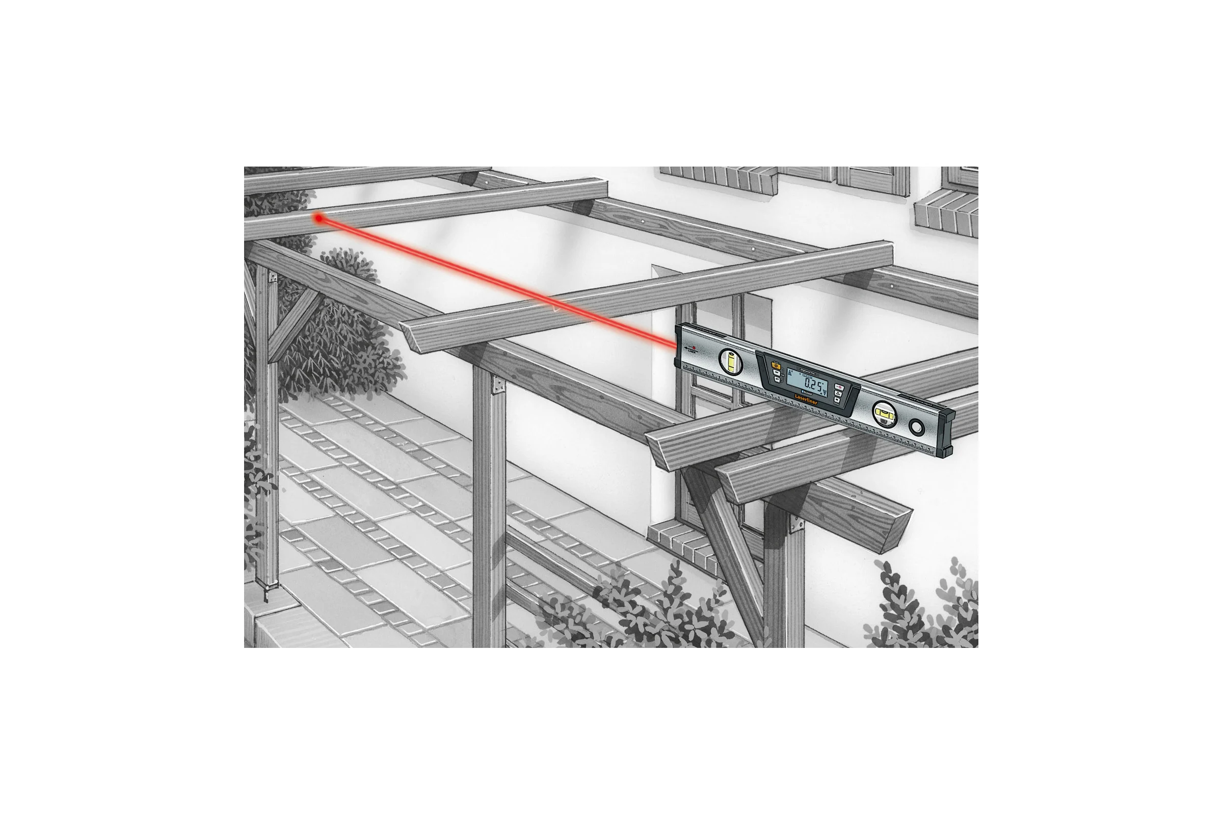 Лазерный уровень Laserliner DigiLevel Pro 100 081.274A