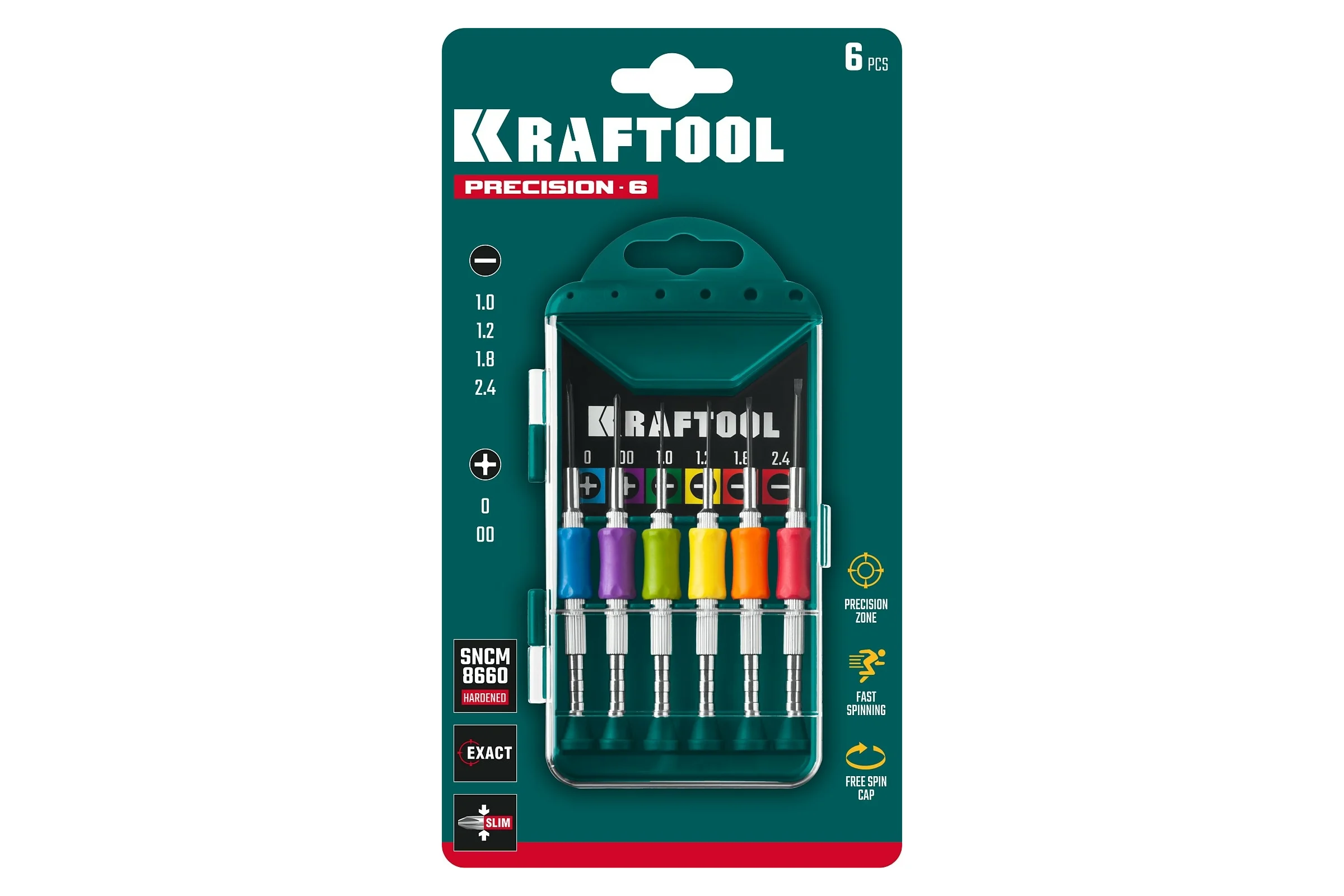 Набор часовых отверток для точных работ KRAFTOOL Precision-6 6 предметов 25679