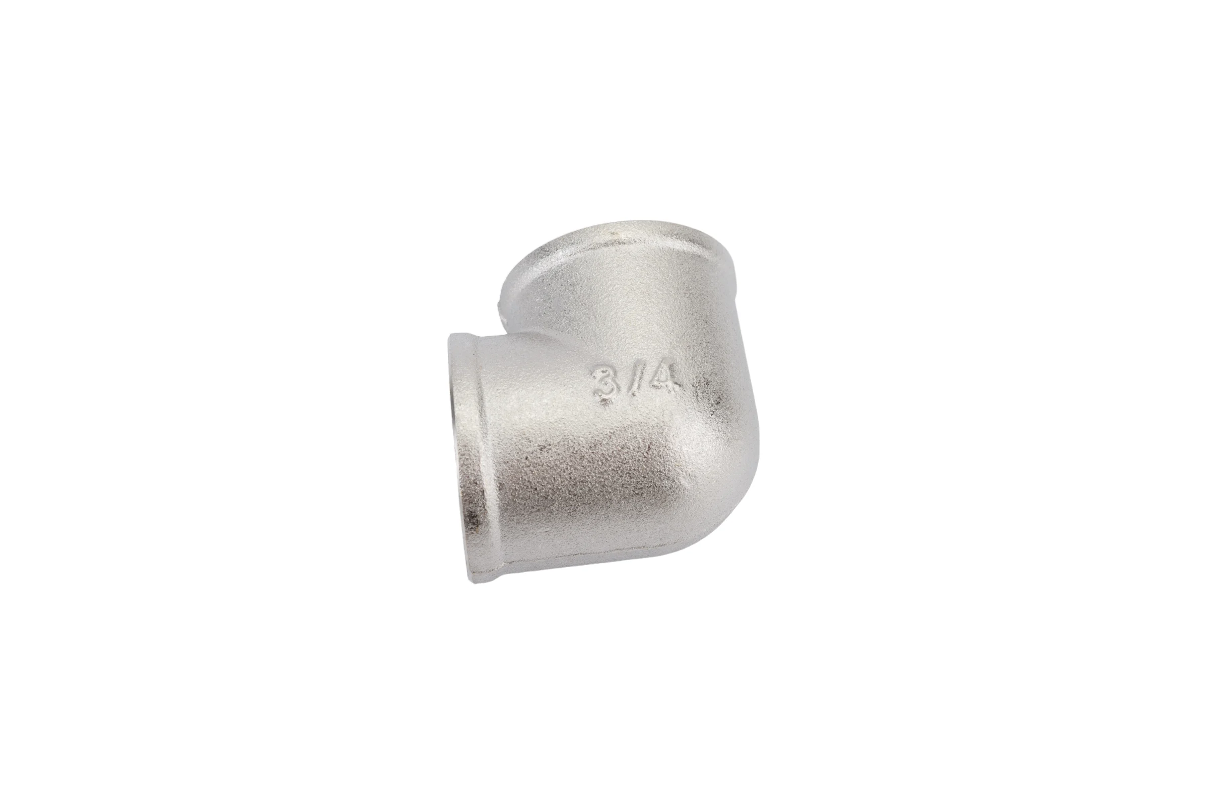 Угольник STI латунный Ду20 (3/4") Ру16  ВР/ВР никелированный D270-05007