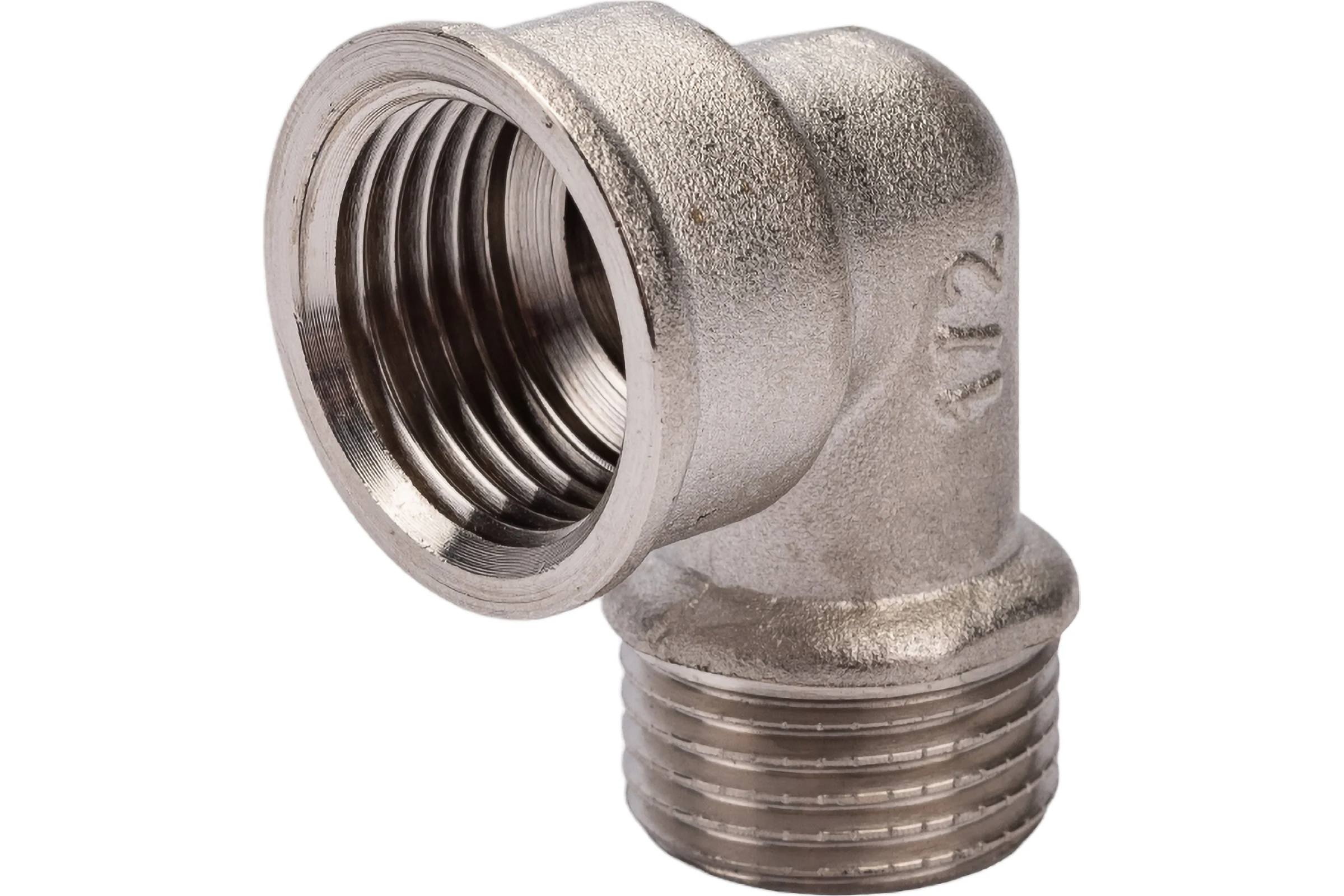 Угольник STI 1/2" ВР/НР никелированный 767