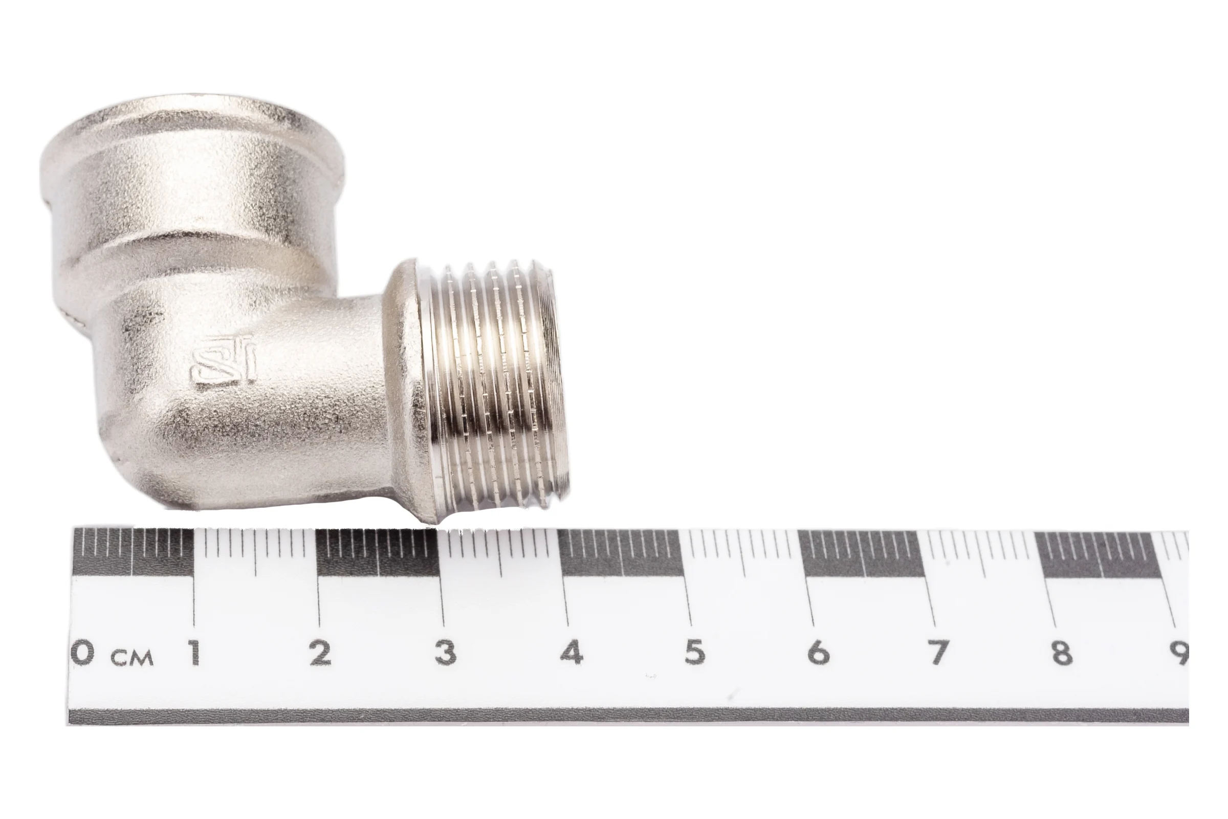 Угольник STI 1/2" ВР/НР никелированный 767