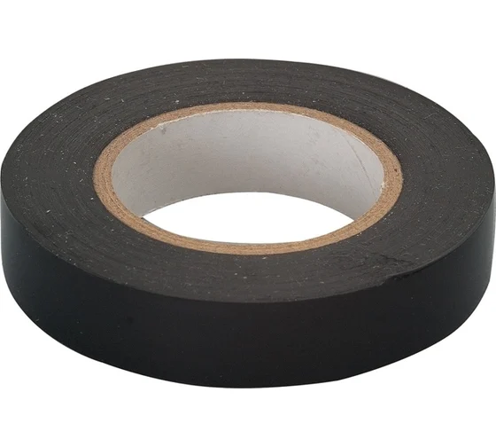 Тканевая изолента ТМАРК IF3SA, черная, 19 мм x 25 м, +150 С ТМ-IF3SA-1925