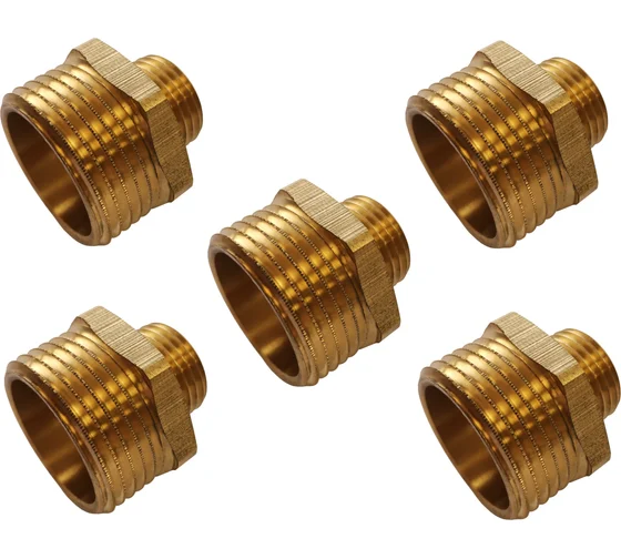 Переходной ниппель HG 1" x 1/2", 5 шт 1647867