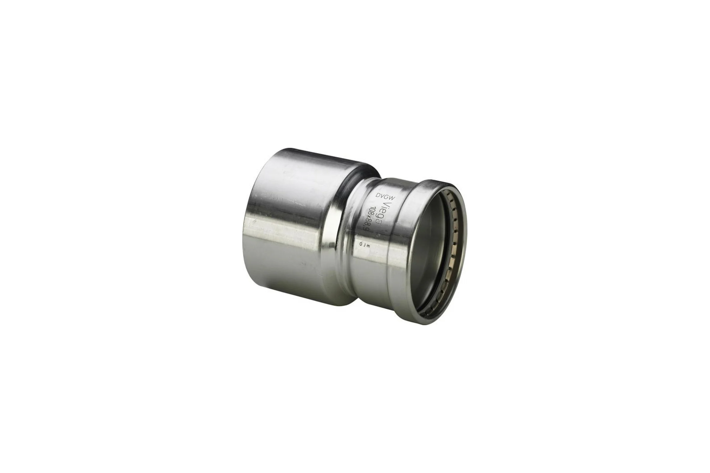 Редукционная вставка VIEGA Sanpress Inox XL, нержавеющая сталь, 76,1x54 мм 483135