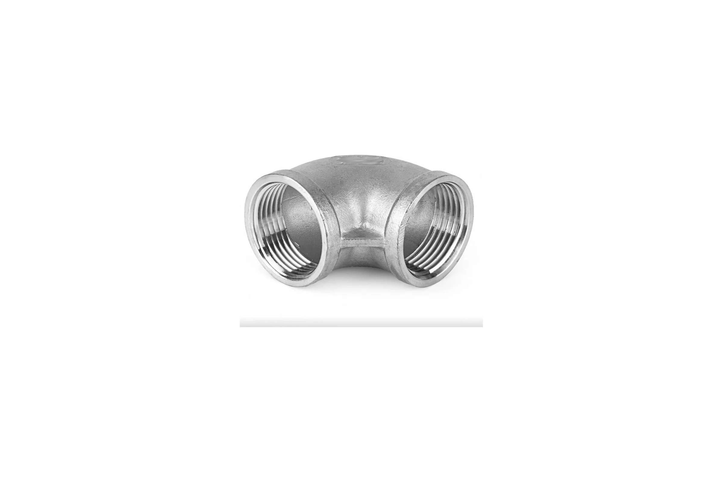 Отвод TITAN LOCK 90 нержавеющий (уголок) ВР/ВР 1-1/2" AISI304 TL150ELFF