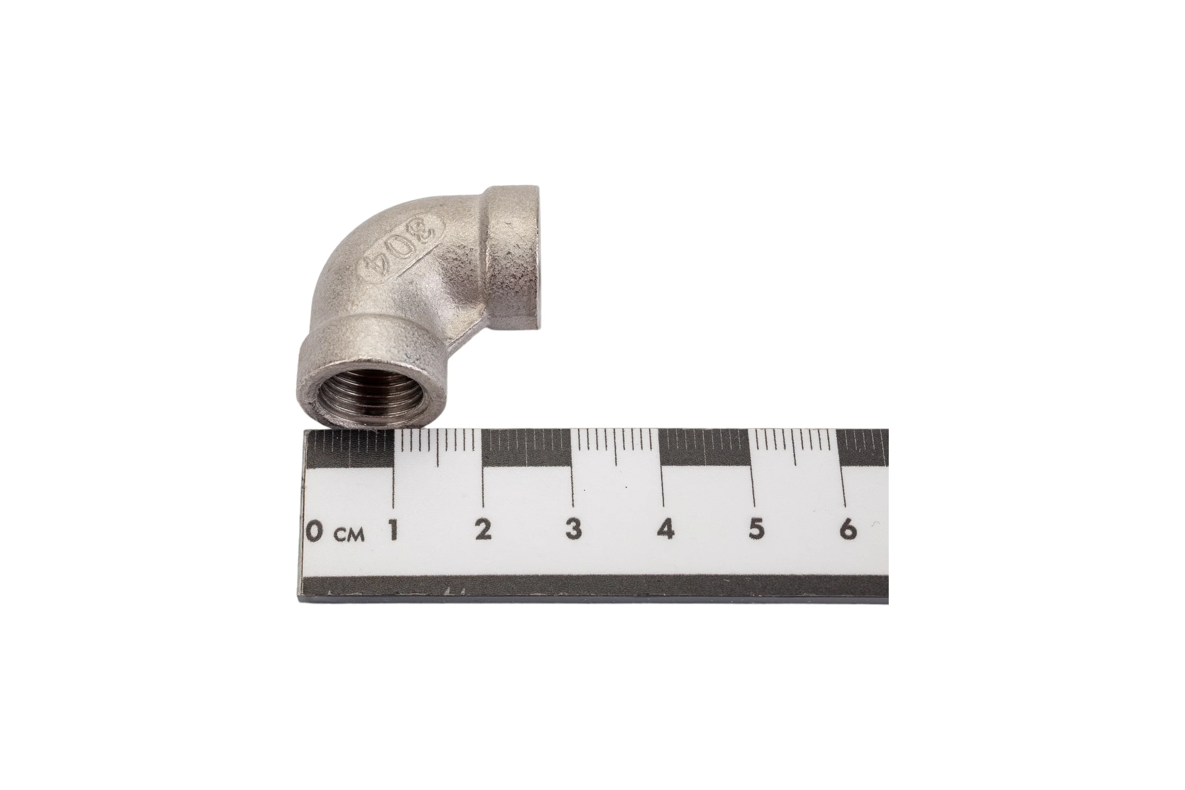 Отвод TITAN LOCK 90 нержавеющий (уголок) ВР/ВР 1/4" AISI304 TL025ELFF