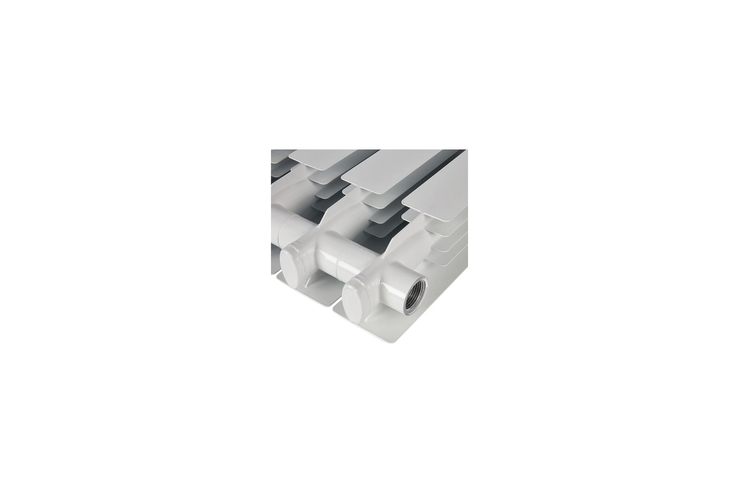 Алюминиевый радиатор STOUT ALPHA 350 4 секции, боковое подключение SRA-2310-035004 RG00908P2SCN32