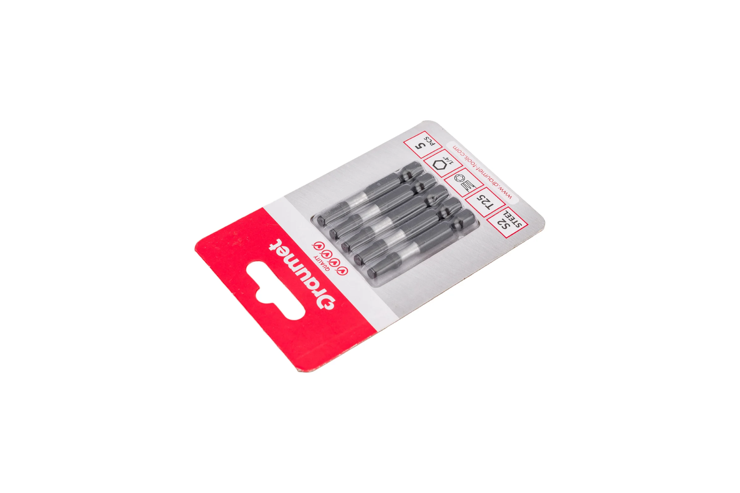 Биты ударные TORX T25 50мм S2 5шт. DRAUMET 9031/ D200-29