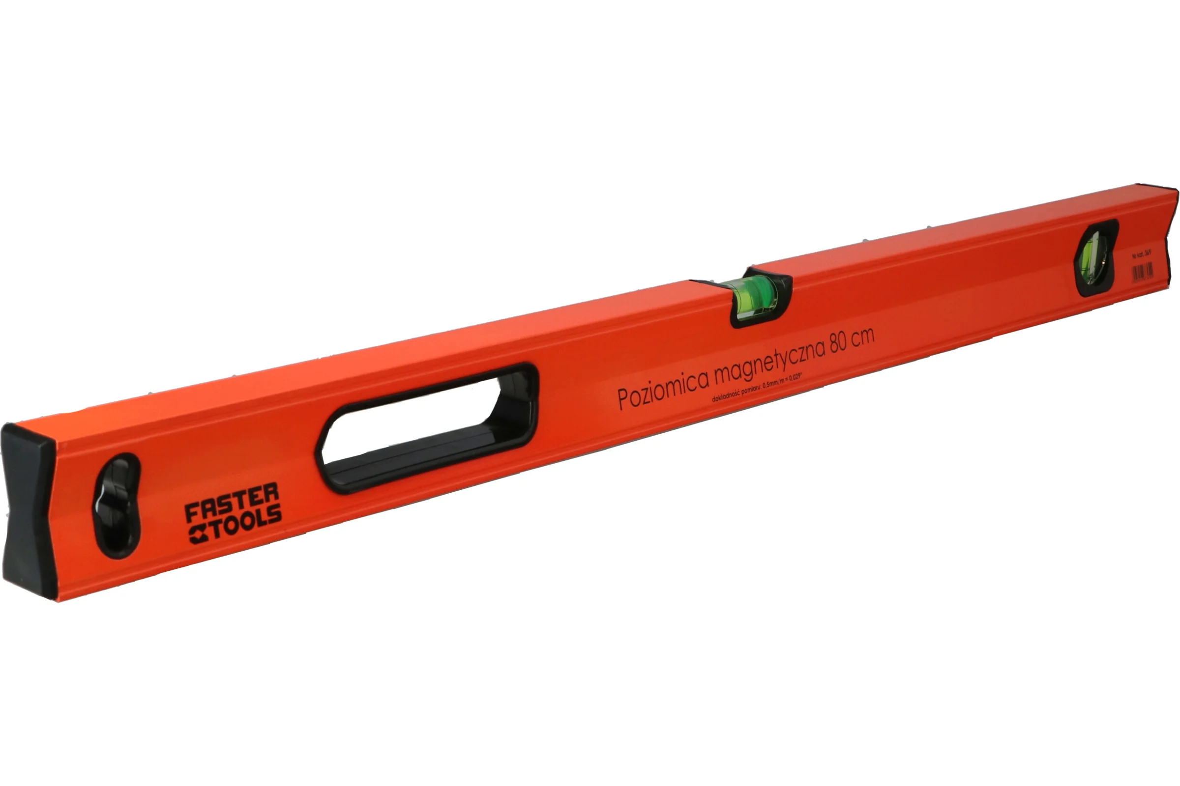 Магнитный уровень FASTER TOOLS 80 см 369
