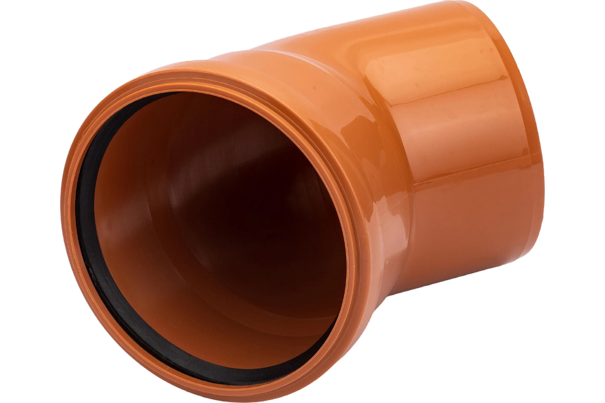 Отвод ООО МультиМирПласт 160x45 SN2 рыжий ОТВ НК 160/45 SN2