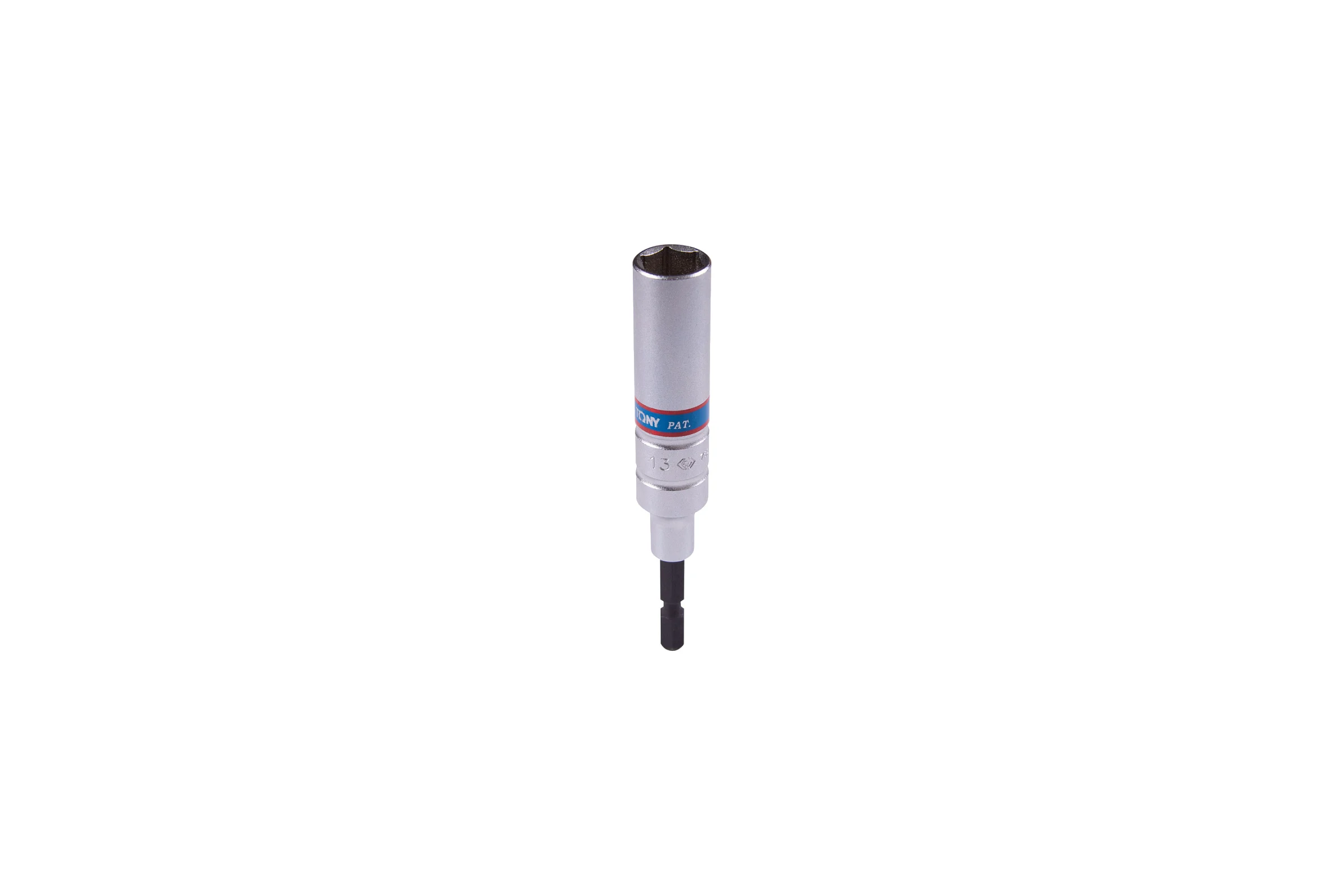 Головка шестигранная 1/4", 13х110 мм для шуруповерта KING TONY 76C1113M