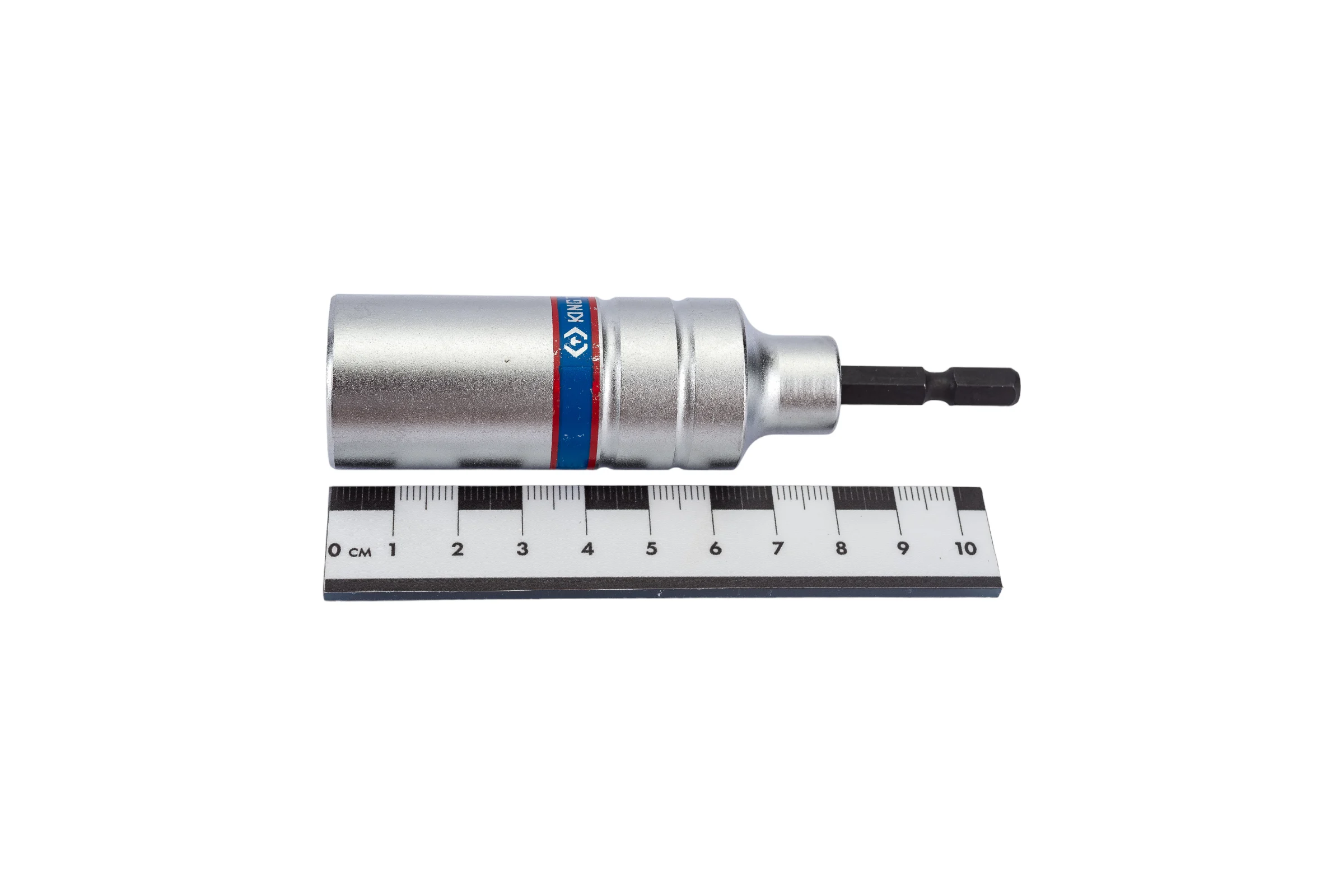 Головка шестигранная 1/4", 21х110 мм для шуруповерта KING TONY 76C1121M