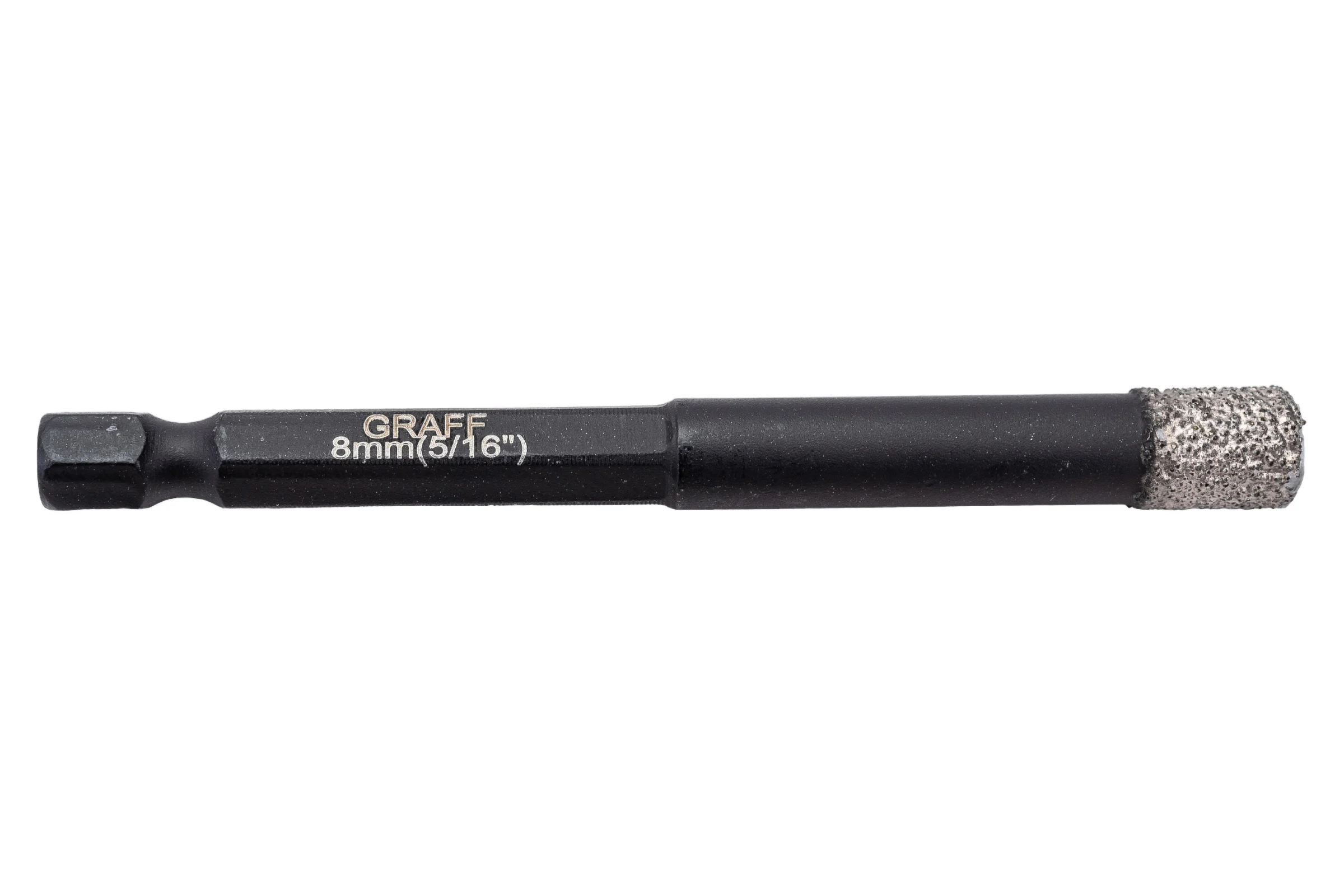Алмазное кольцевое сверло по керамограниту и плитке Expert 8 мм GRAFF 79880