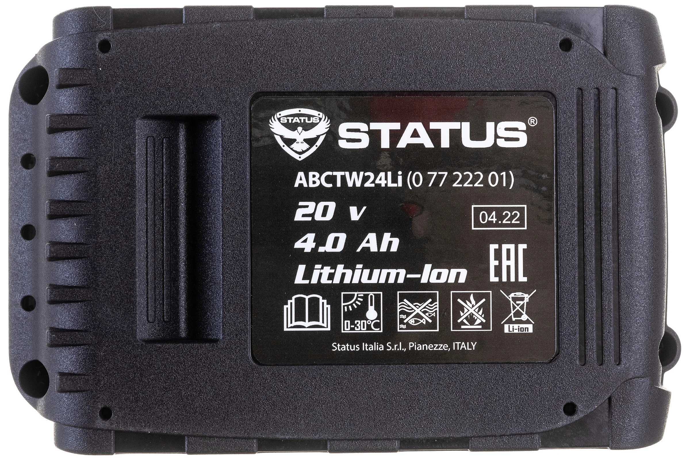 Аккумулятор ABCTW 24Li 20 В; 4 Ач Li-Ion для серии UniOne STATUS 07722201