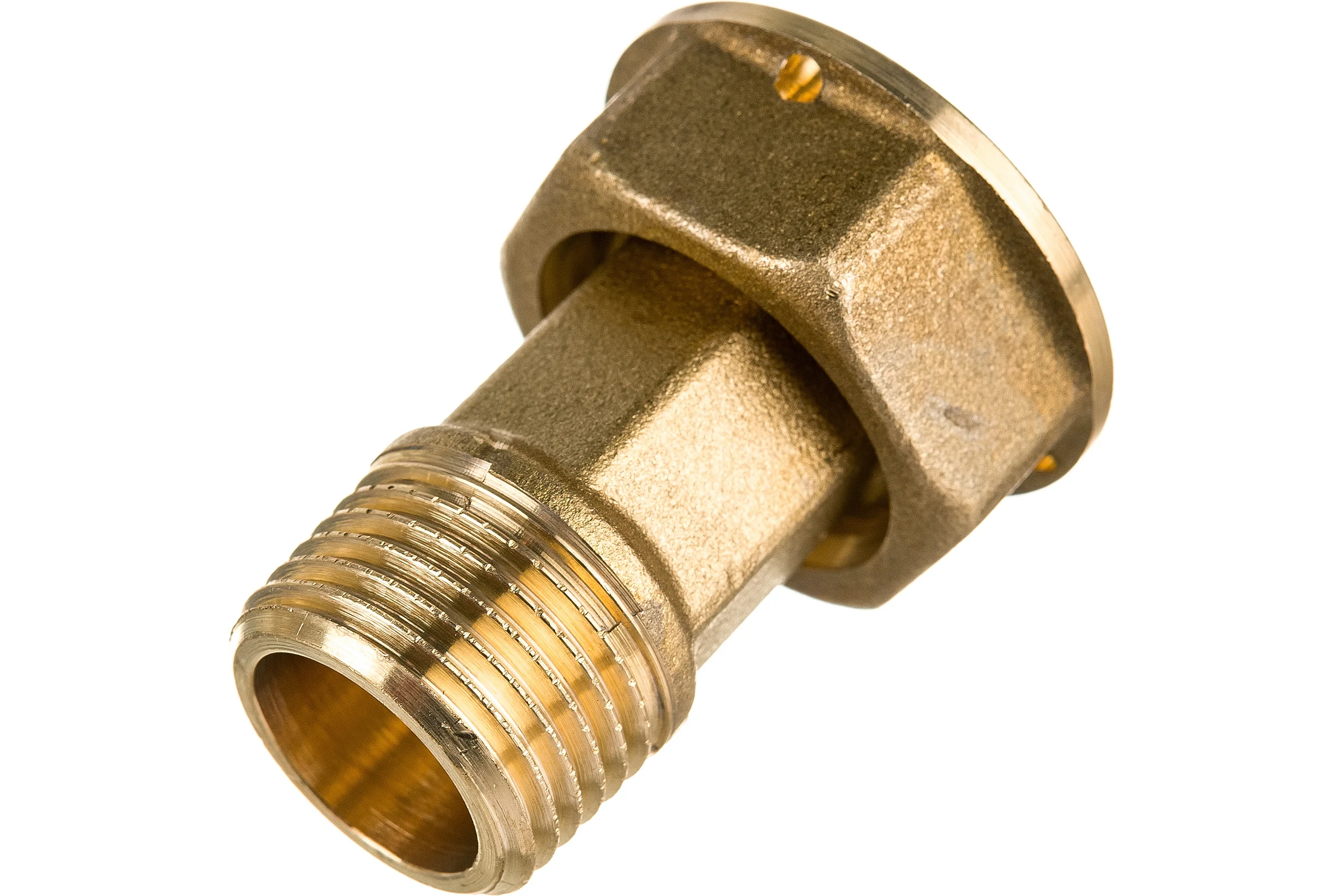 Отвод с накидной гайкой для счетчиков Giacomini 1/2"x3/4", нехромированный R37Y003